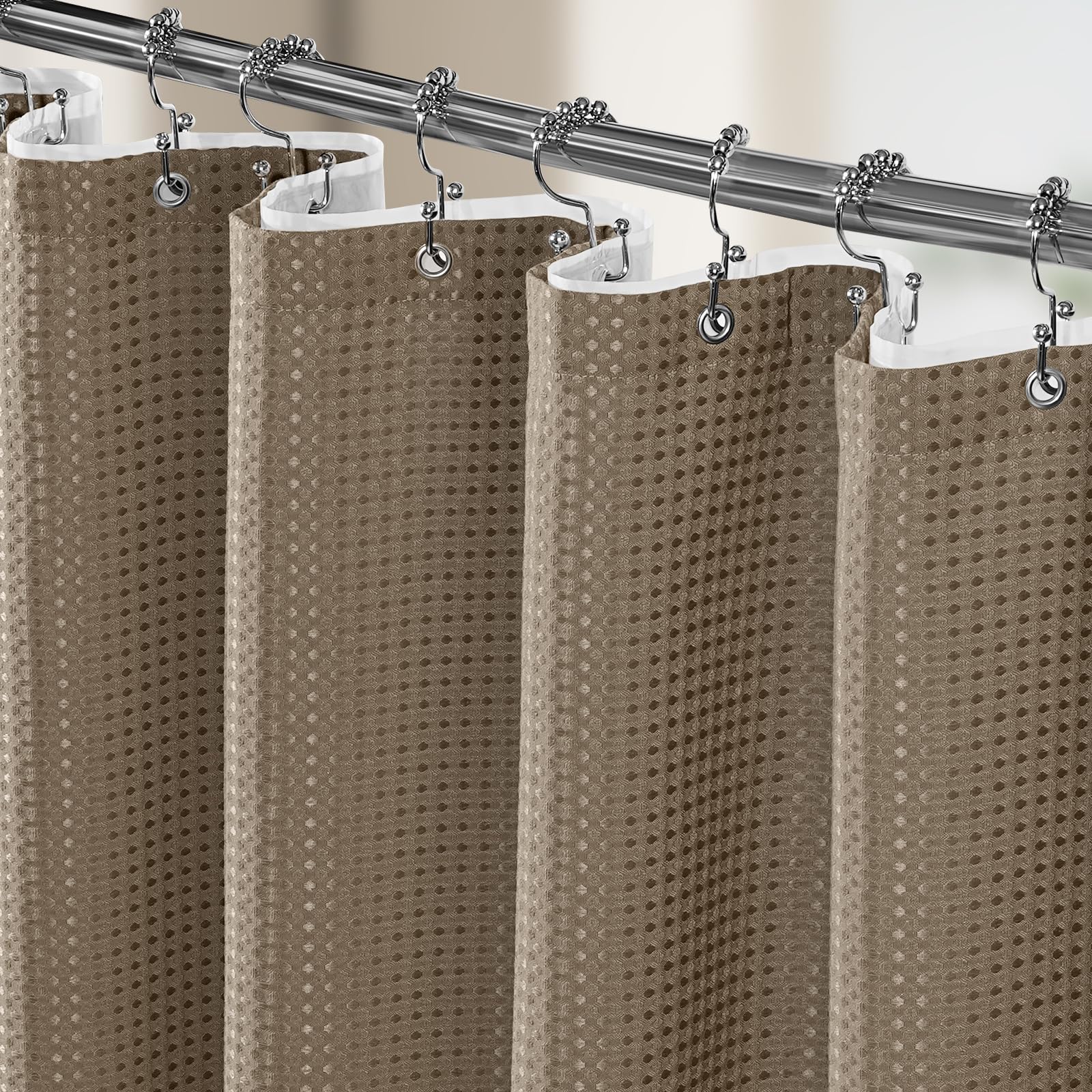 Vipfree 3 in 1 Shower Curtain Set 37