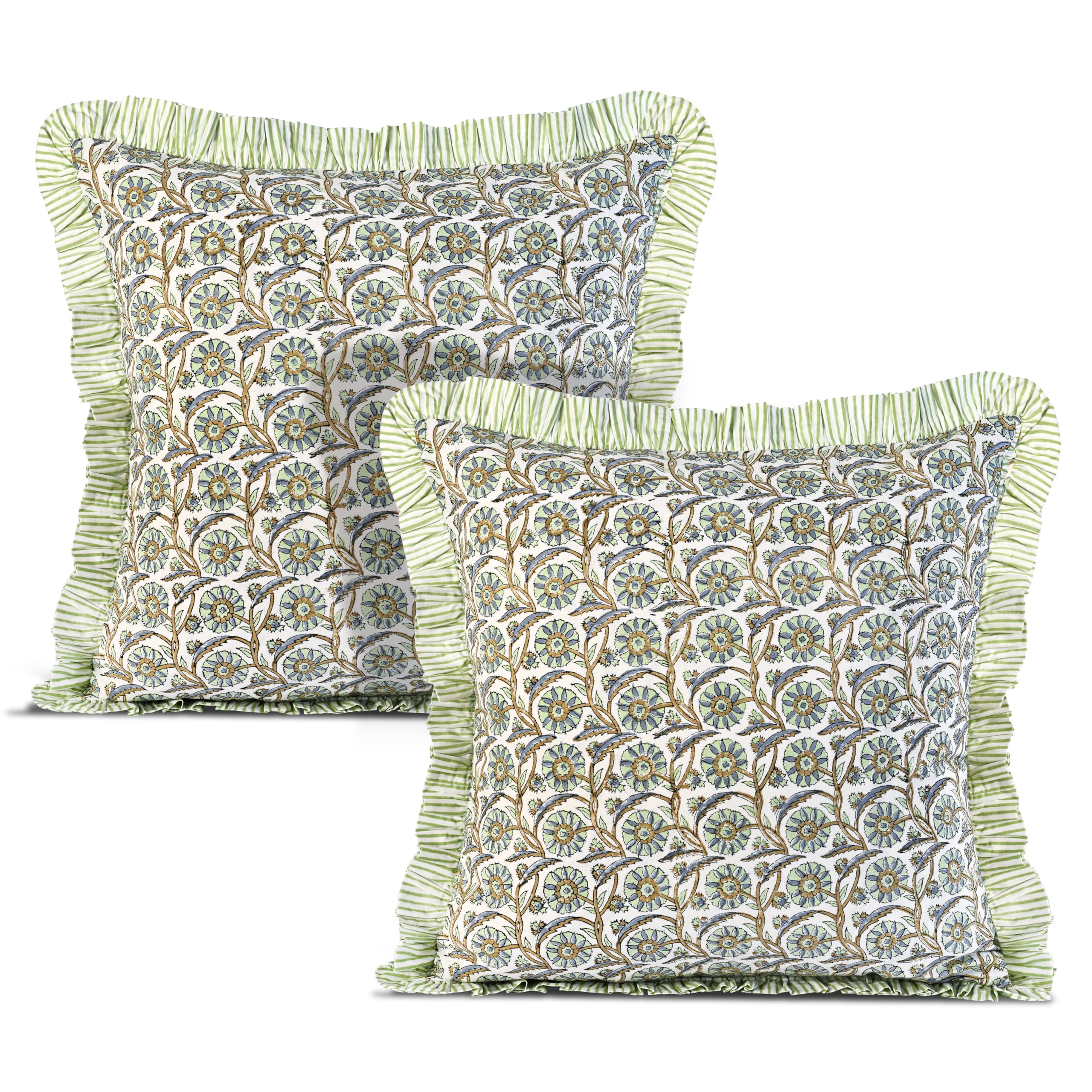 Ridhi Ruffle Pillow Cover