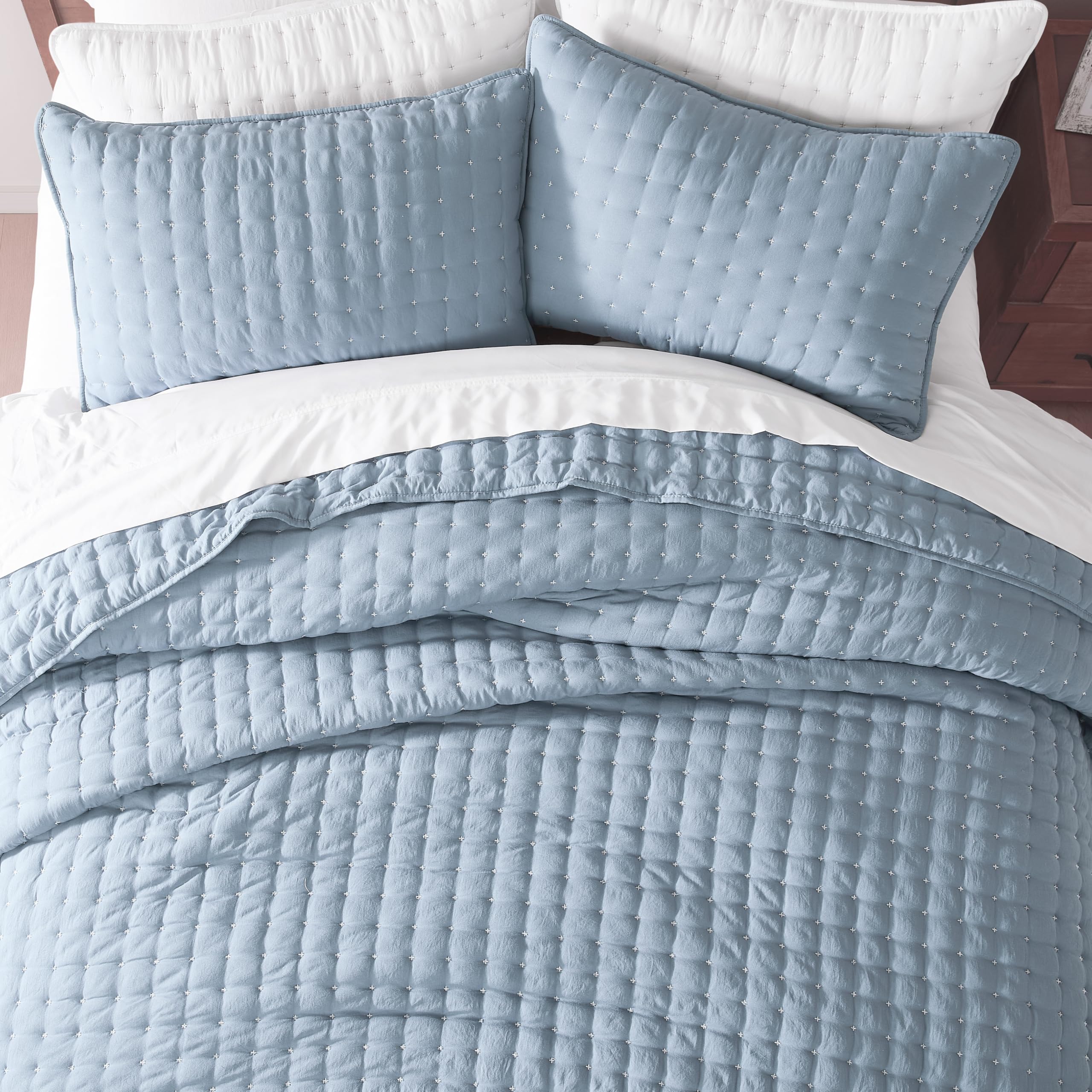 WDCOZY Quilt Set with Pillow Shams