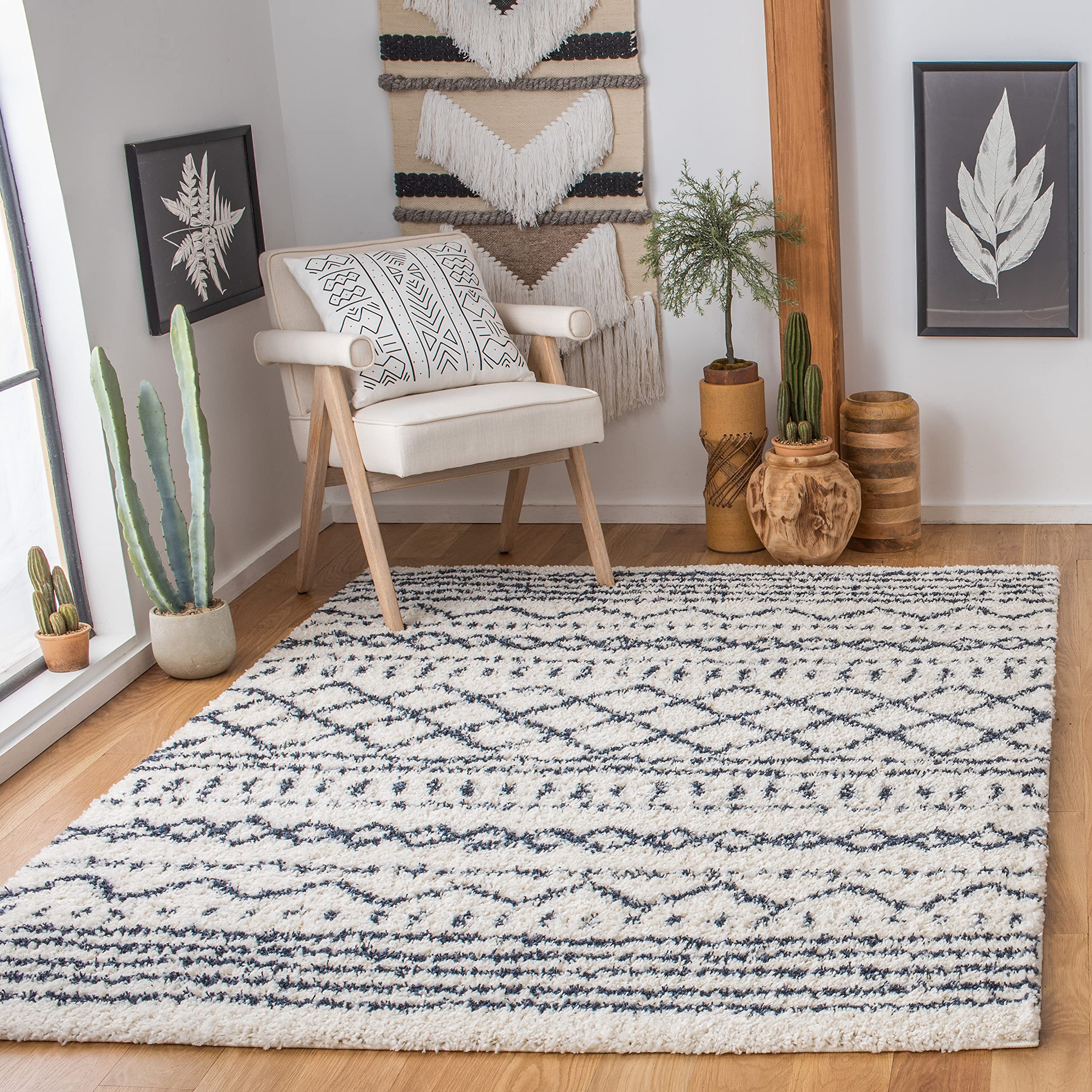 SAFAVIEH Arizona Shag Area Rug