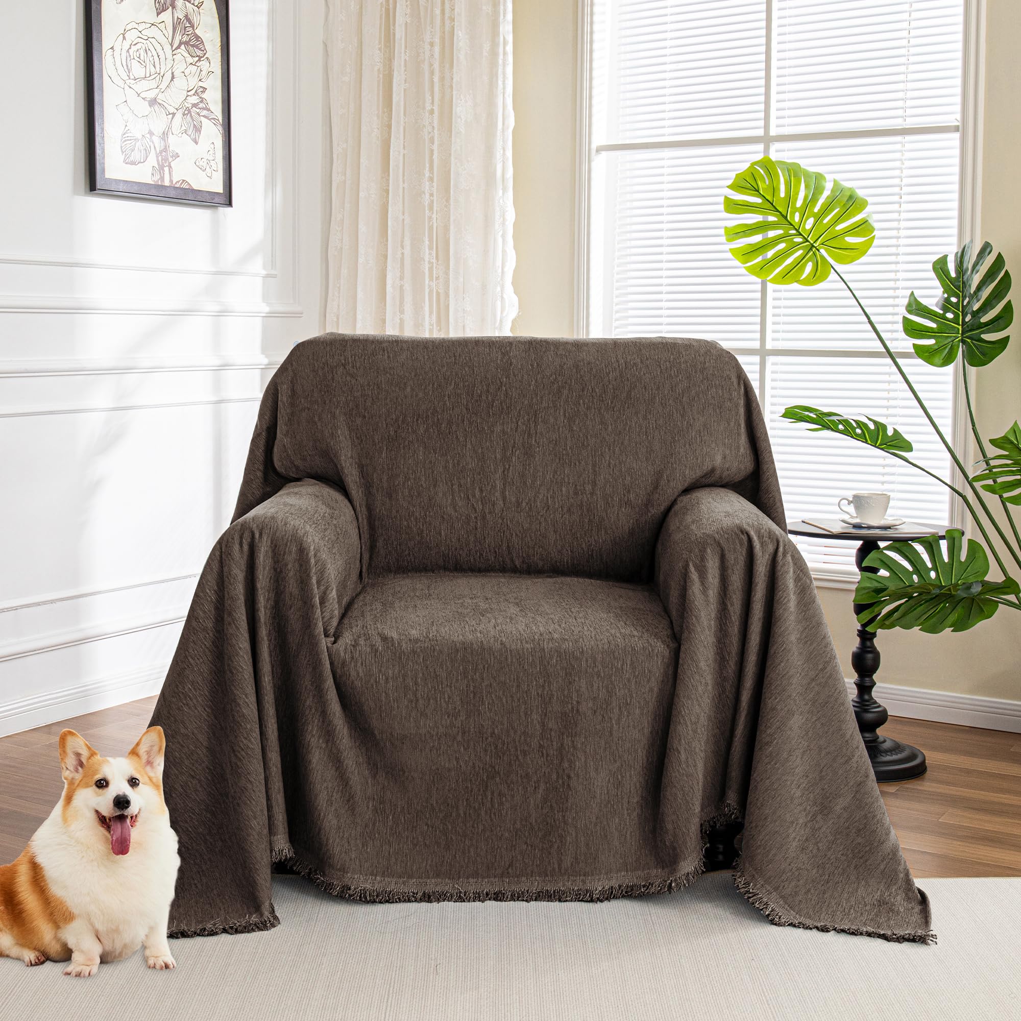 MYSKY HOME Chenille Sofa Cover