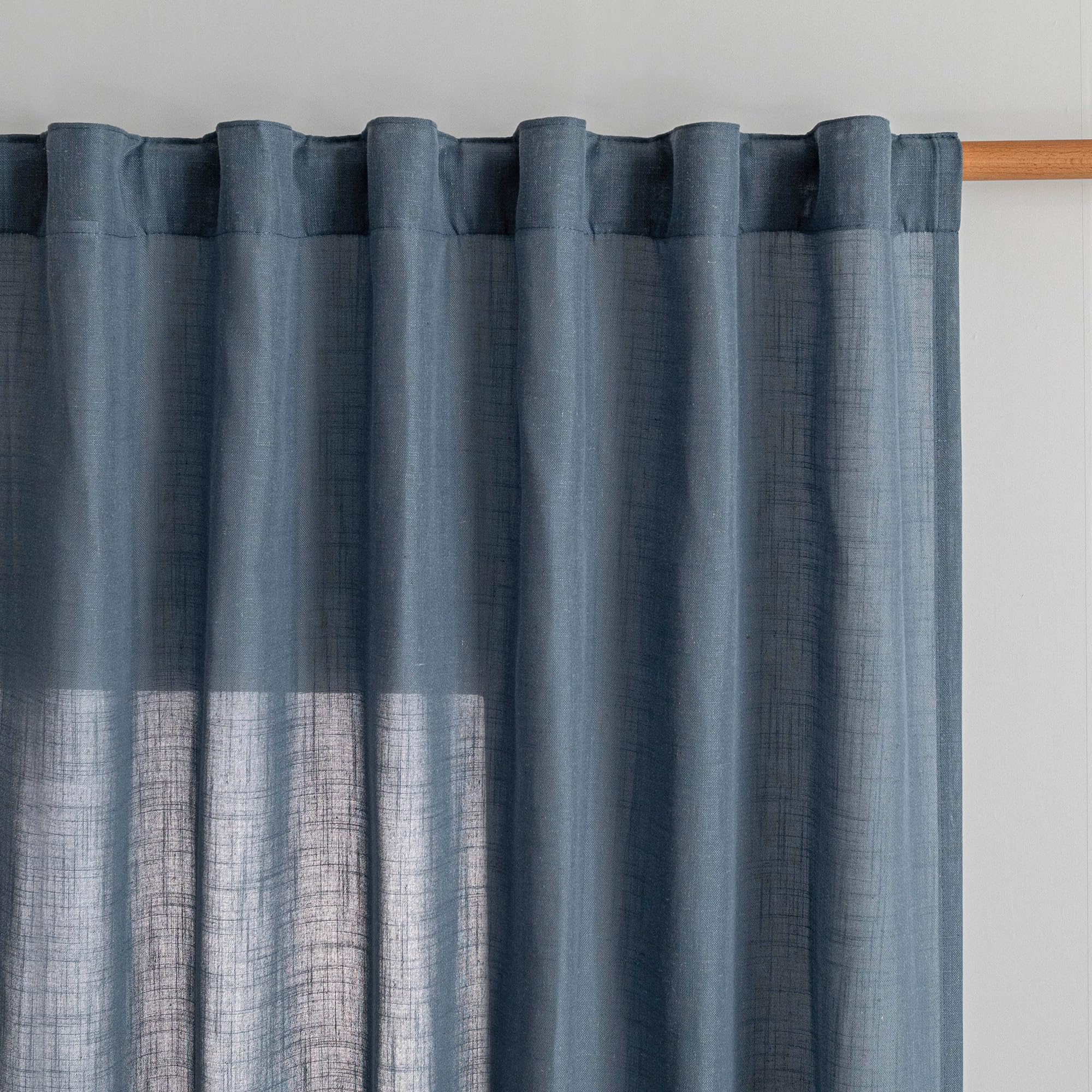 MYSKY HOME Semi Sheer Boho Curtains