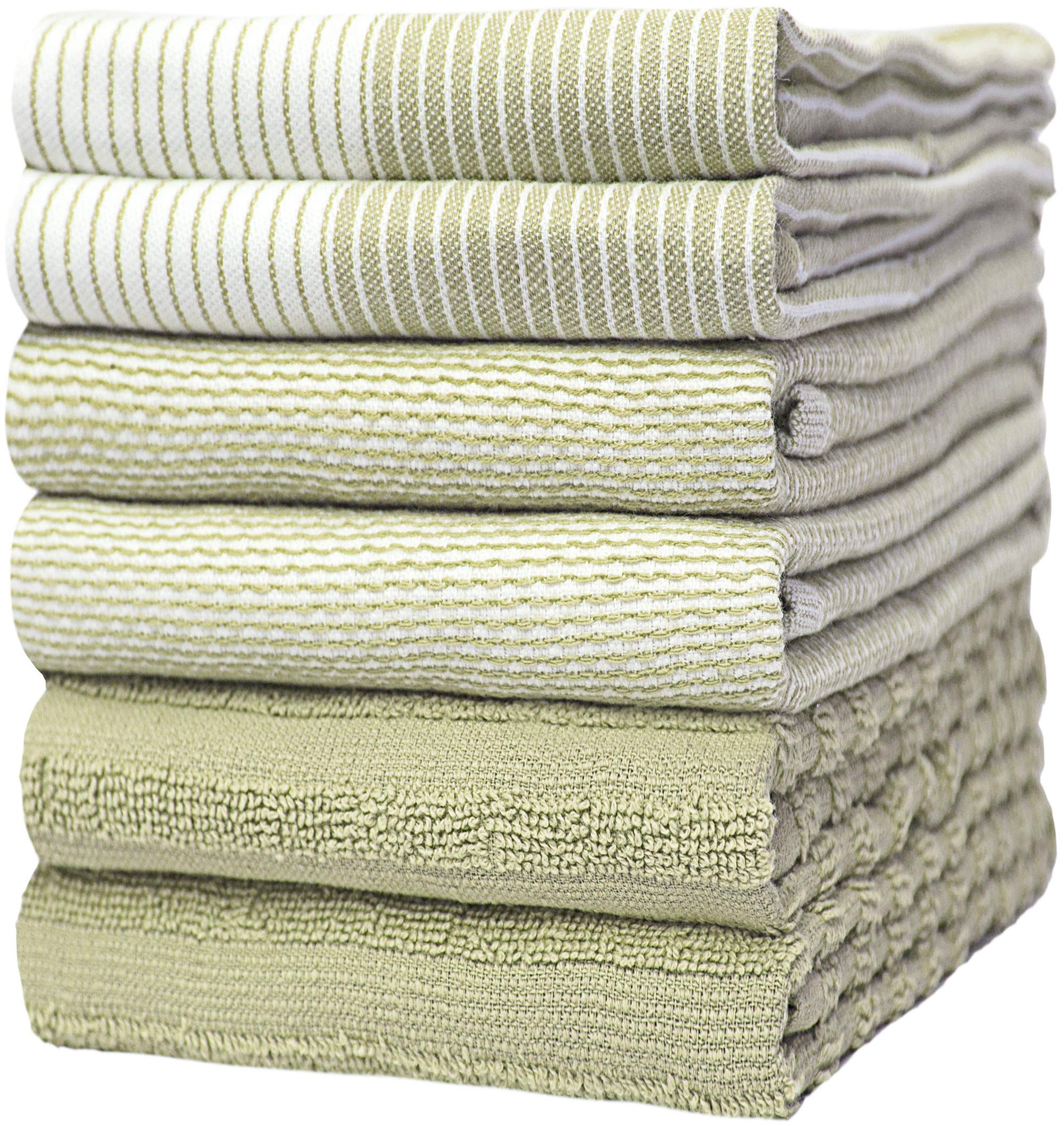 Premium Cotton Kitchen Towels Set of 6