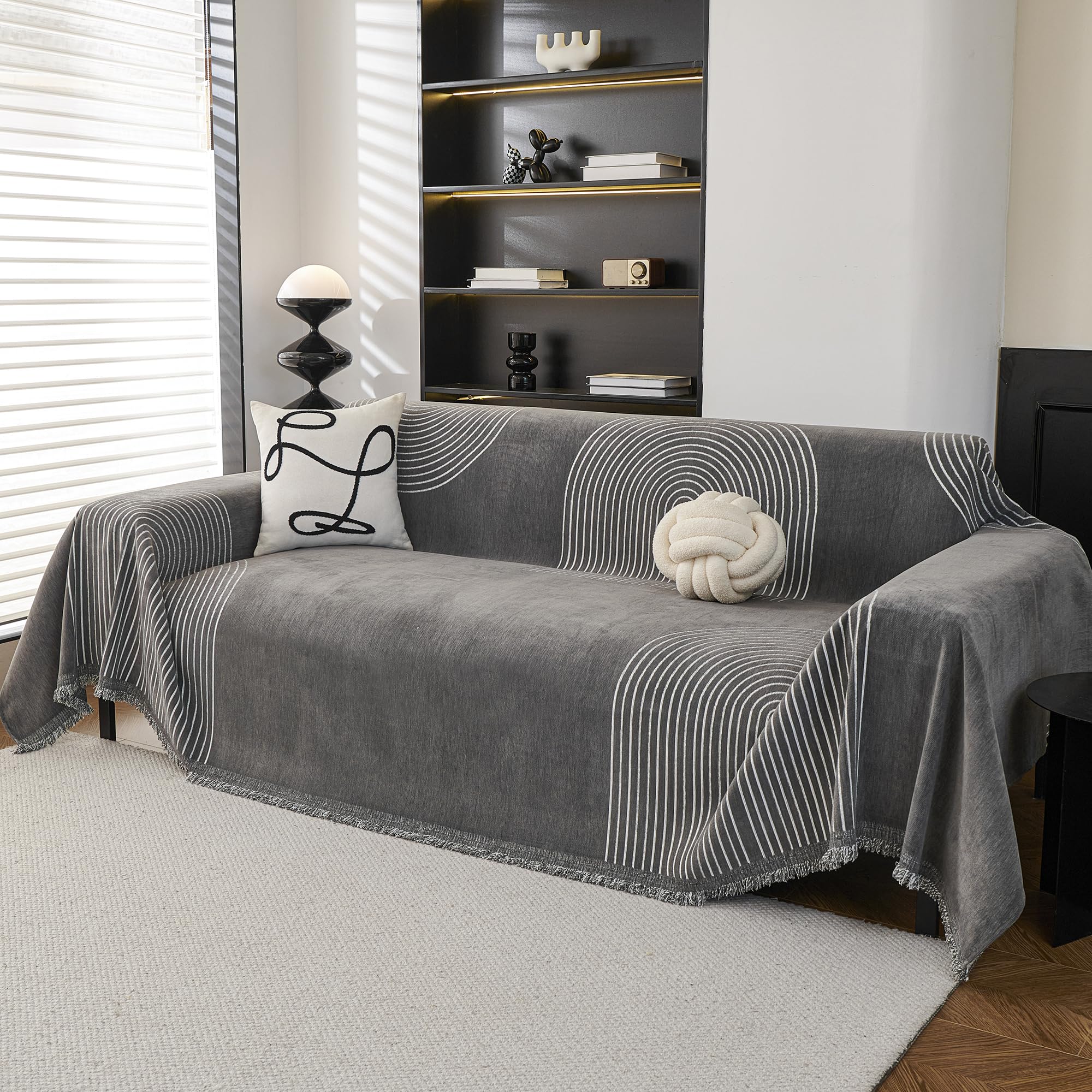 MEETSKY Chenille Sofa Cover