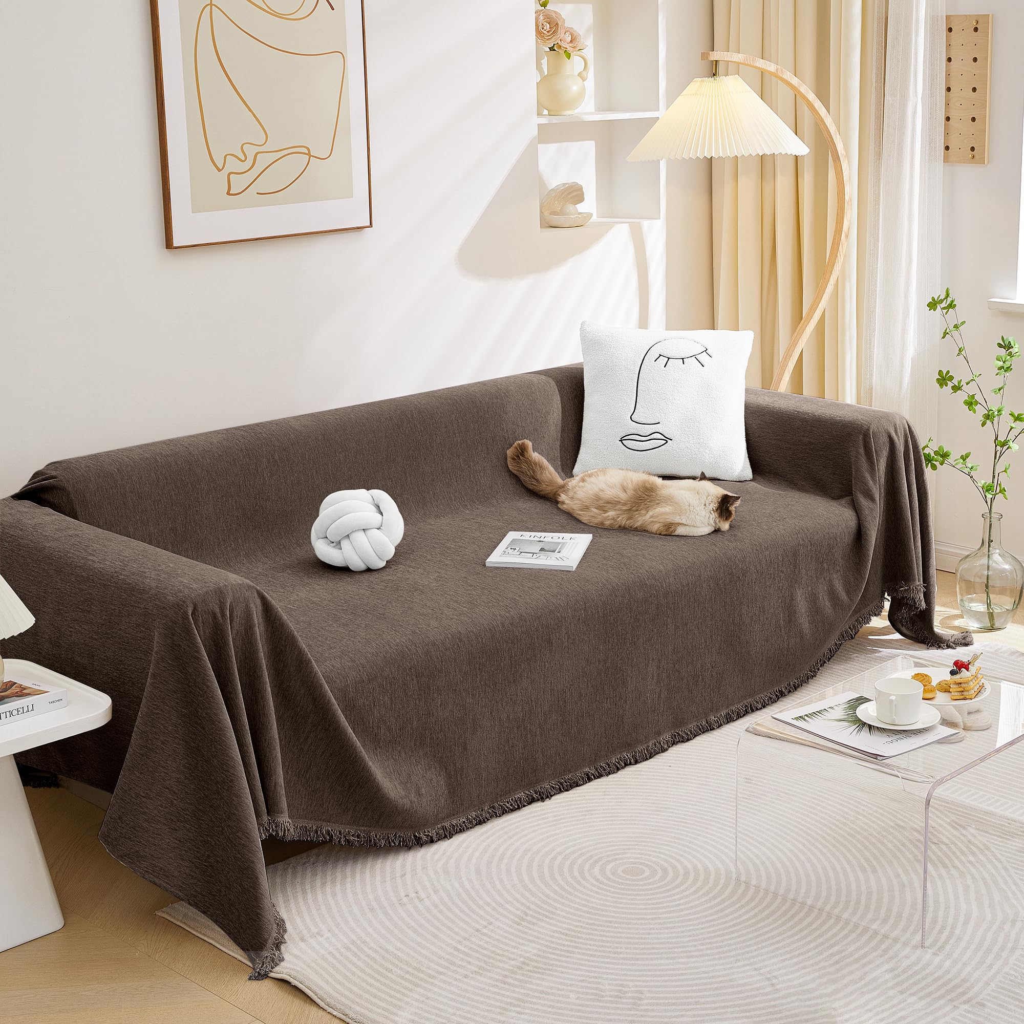 MEETSKY Chenille Sofa Cover