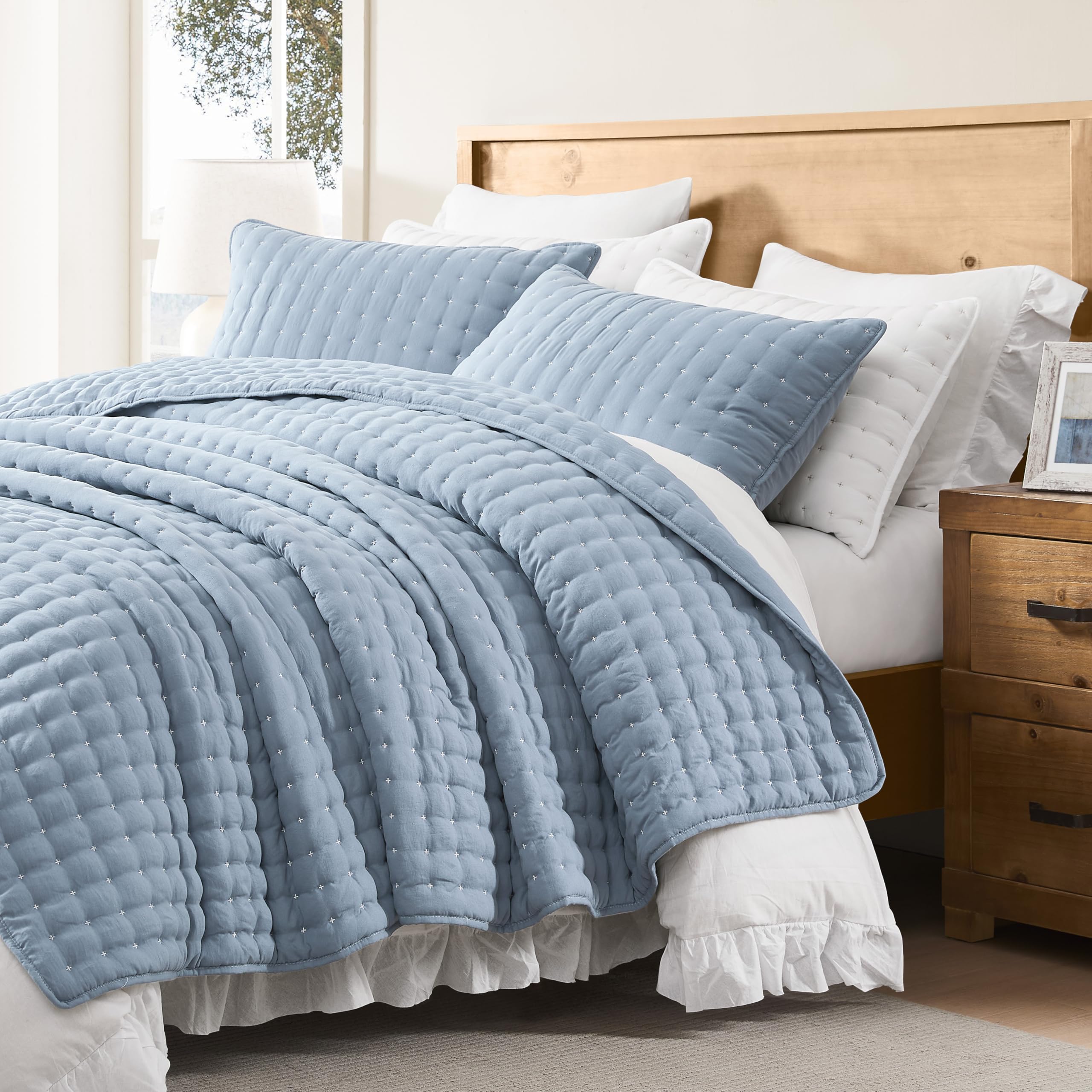 WDCOZY Quilt Set with Pillow Shams