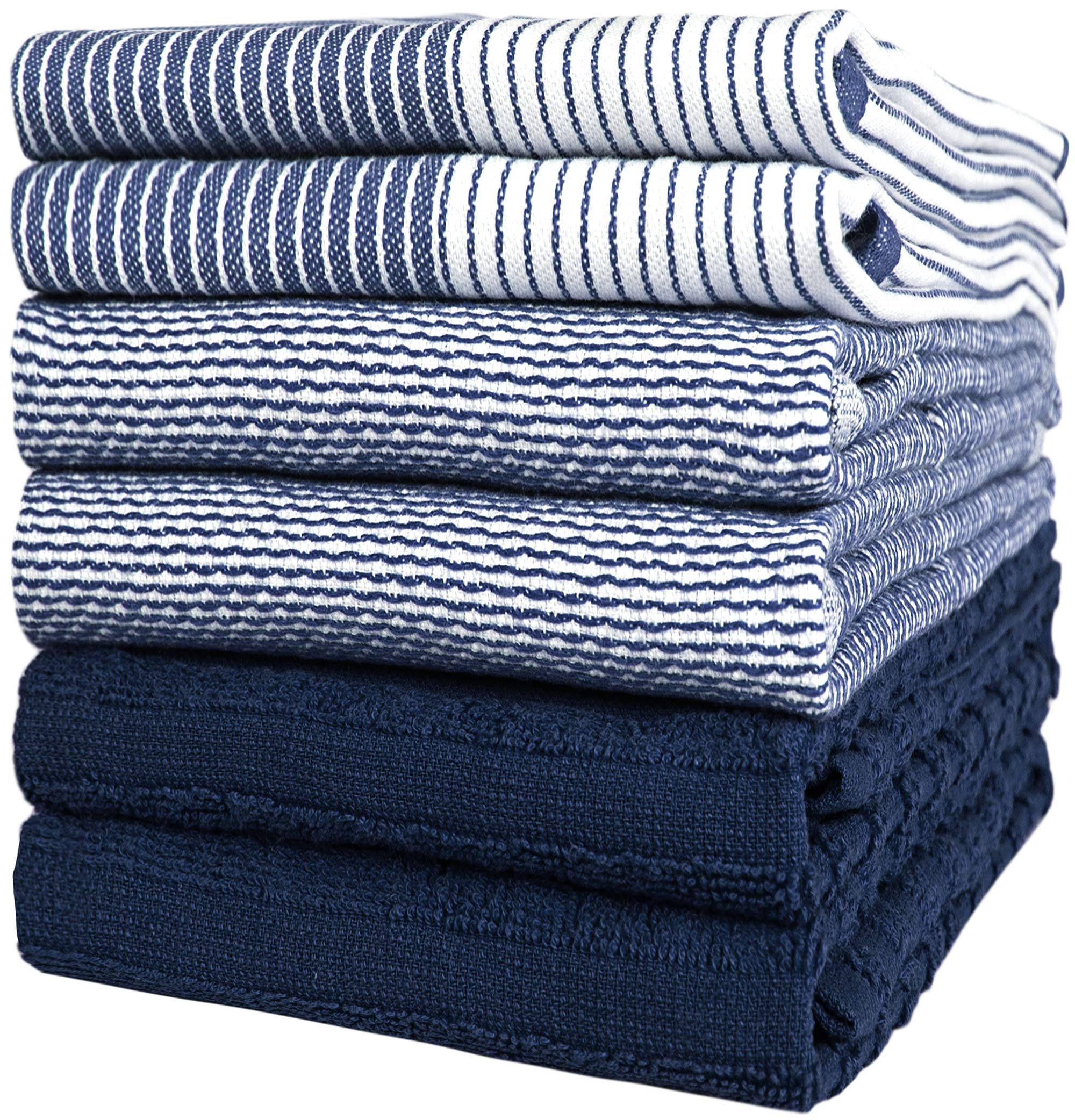 Premium Cotton Kitchen Towels Set of 6