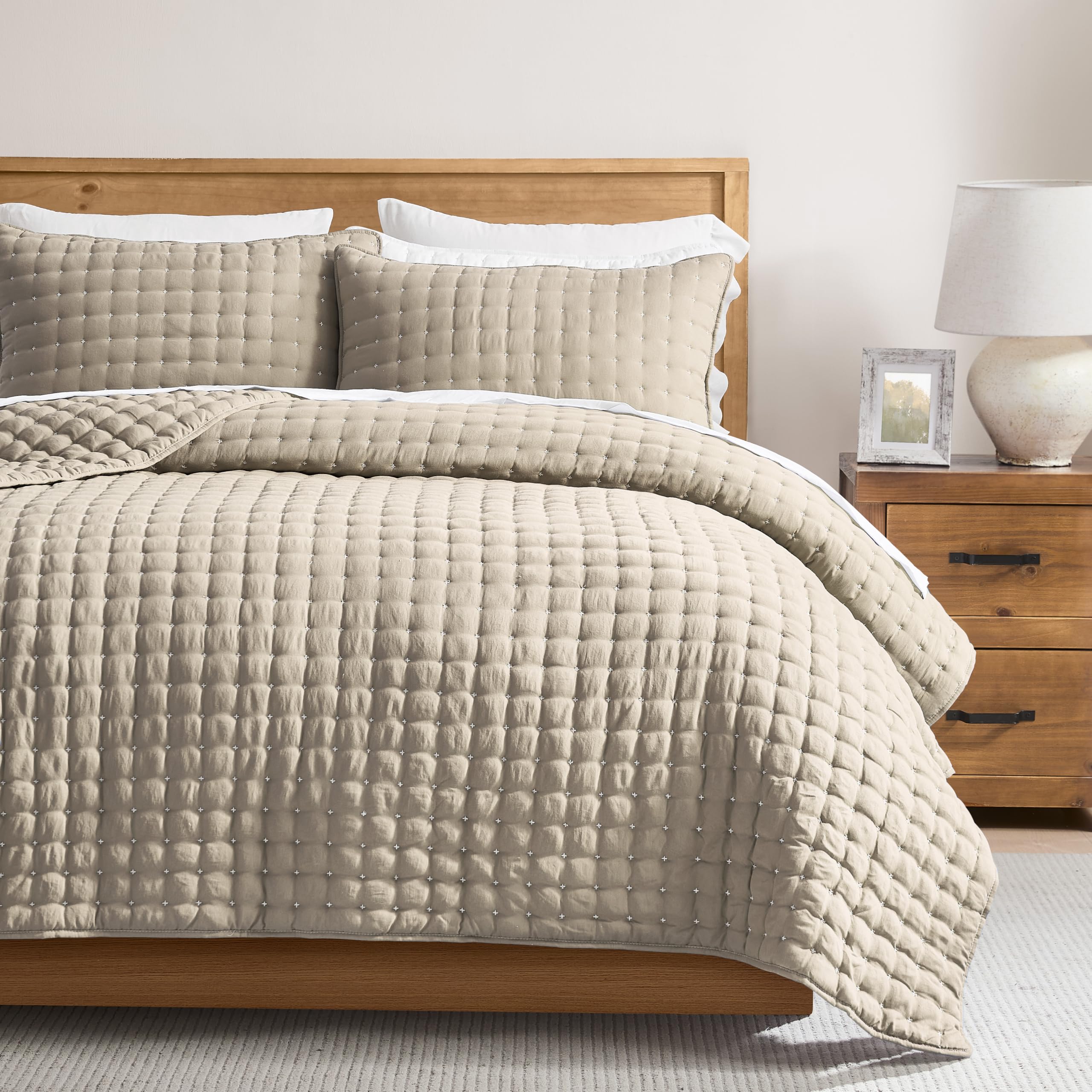 WDCOZY Quilt Set with Pillow Shams