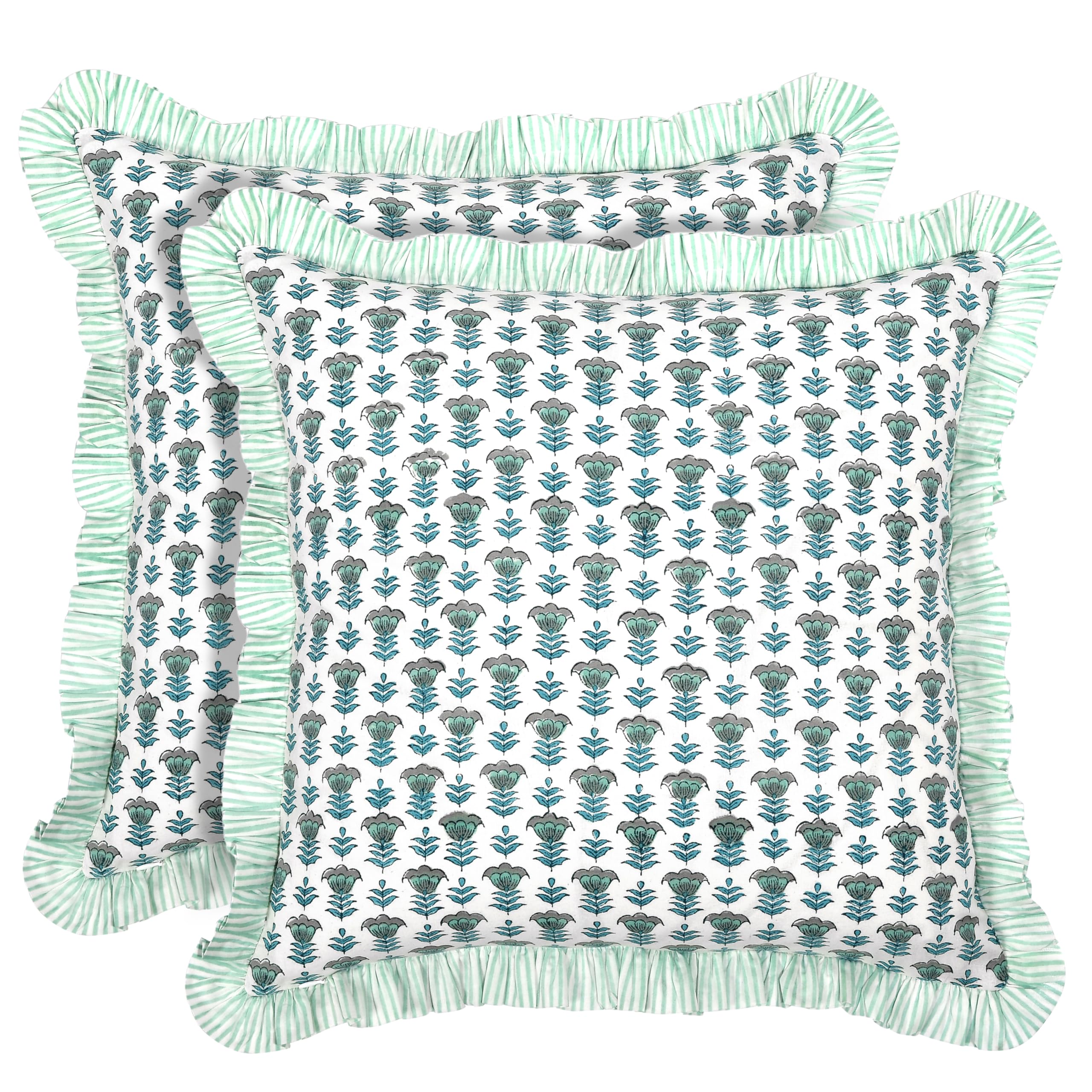 Ridhi Ruffle Pillow Cover