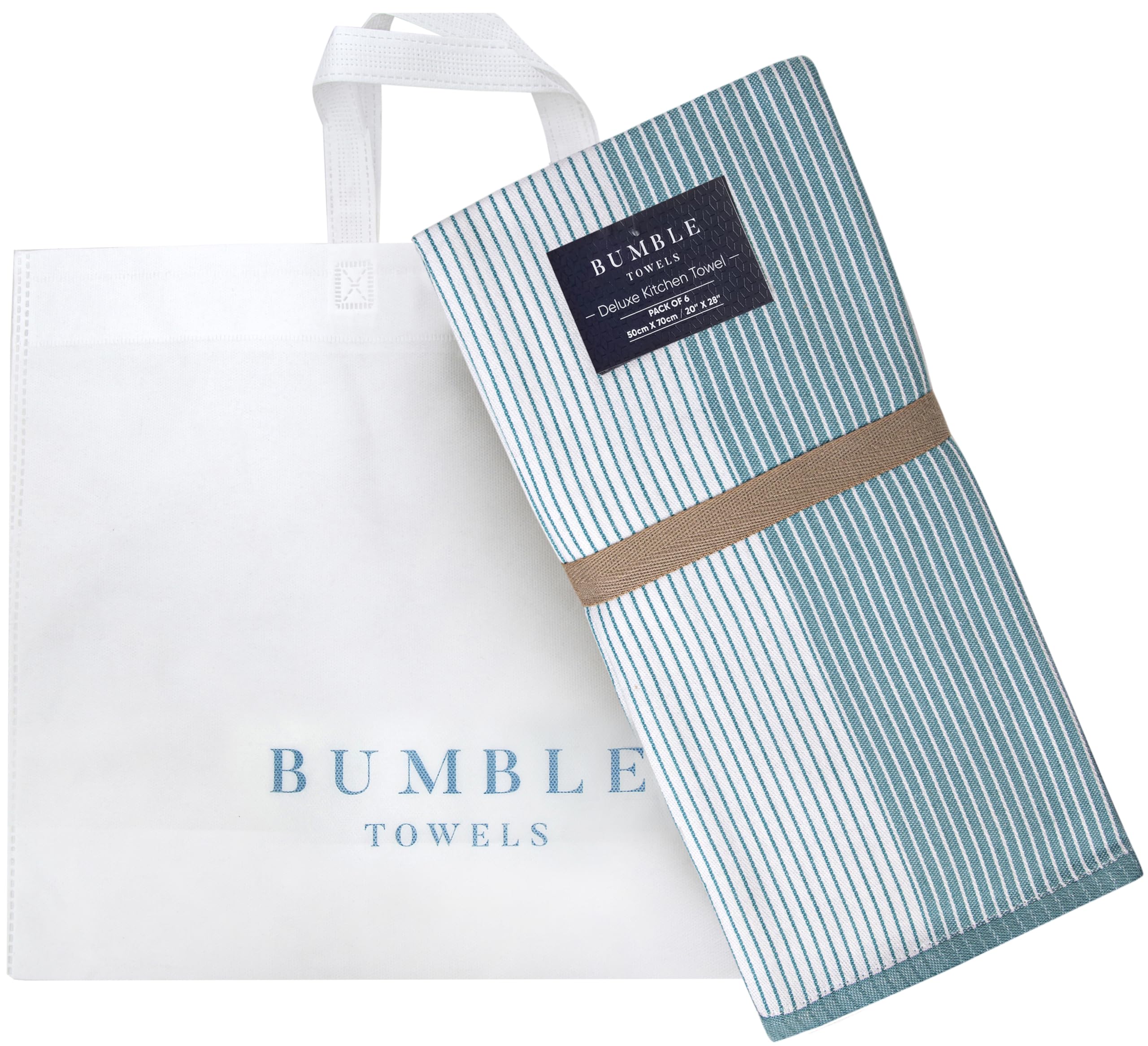 Premium Cotton Kitchen Towels Set of 6