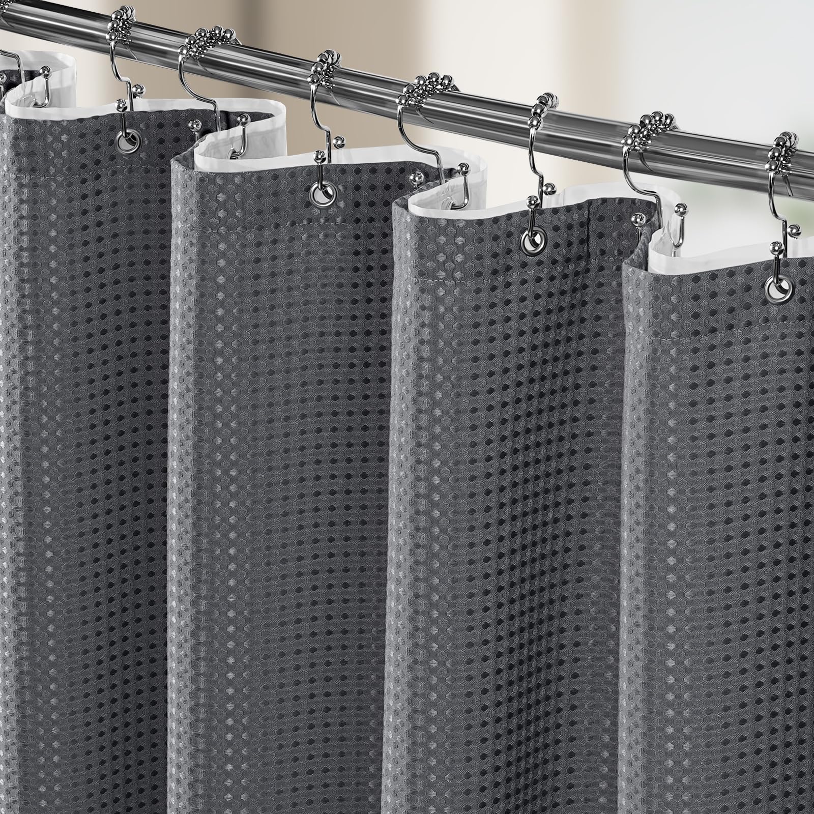 Vipfree 3 in 1 Shower Curtain Set 37