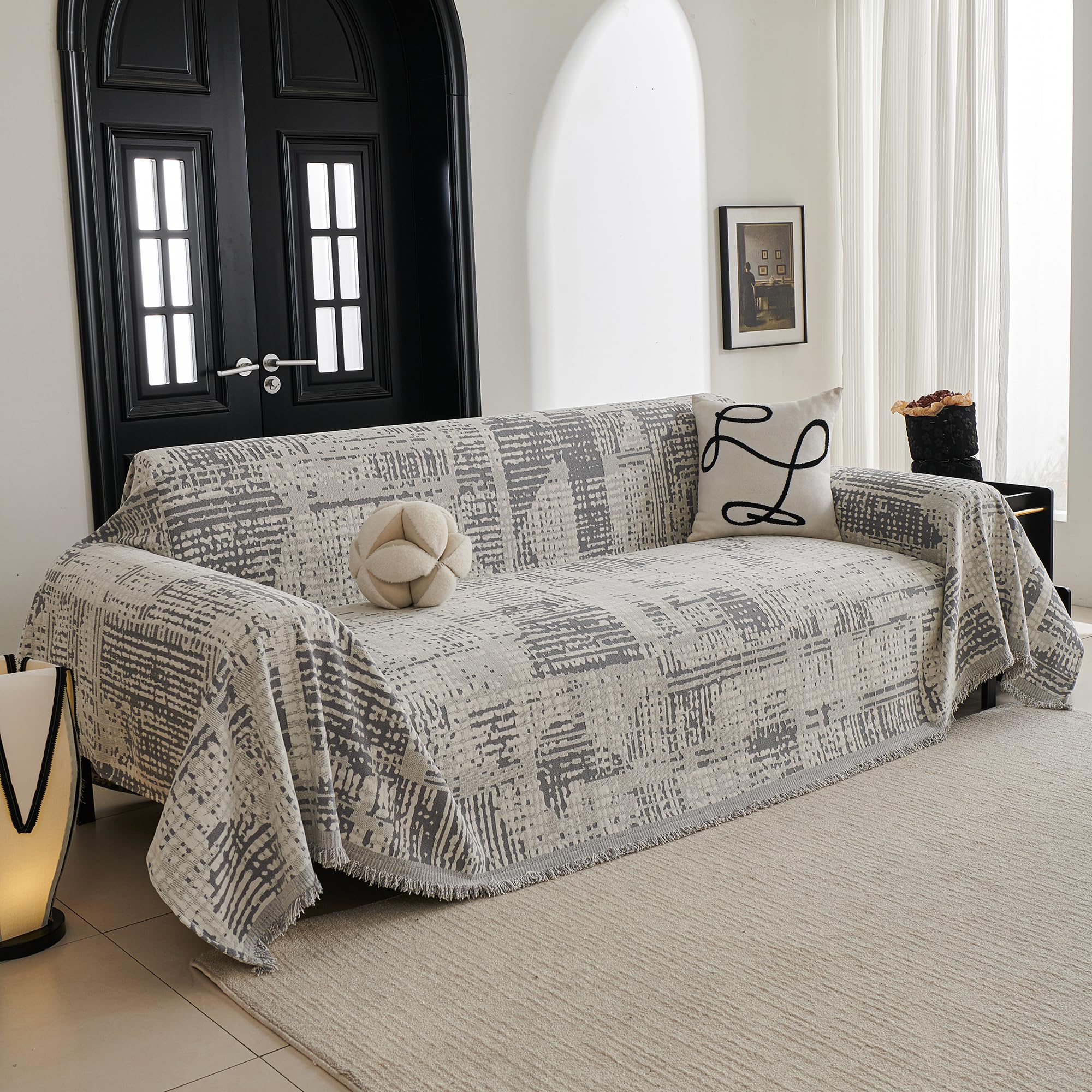 MYSKY HOME Chenille Sofa Cover