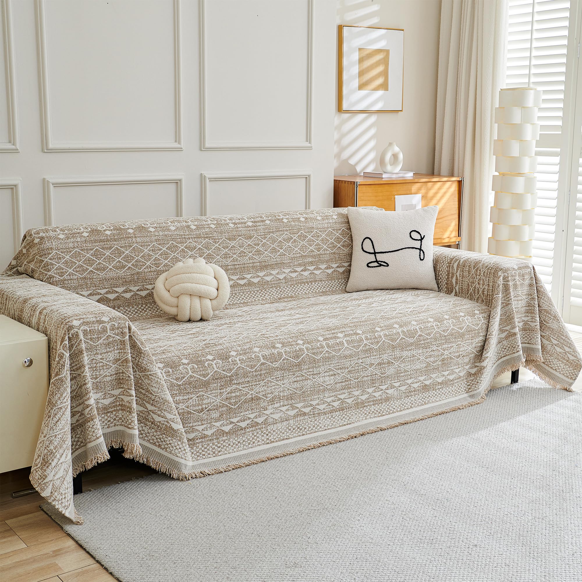 MEETSKY Chenille Sofa Cover