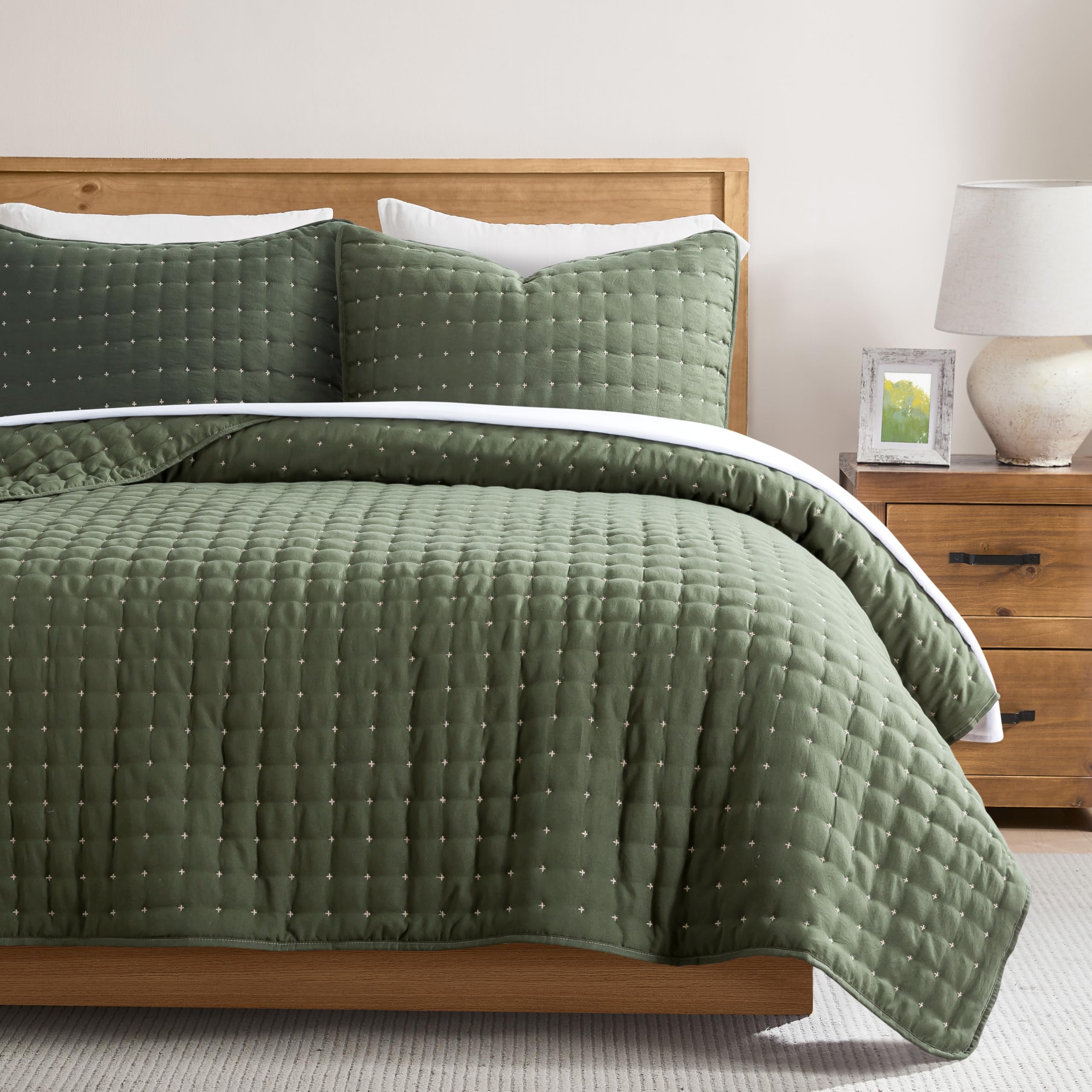 WDCOZY Quilt Set with Pillow Shams