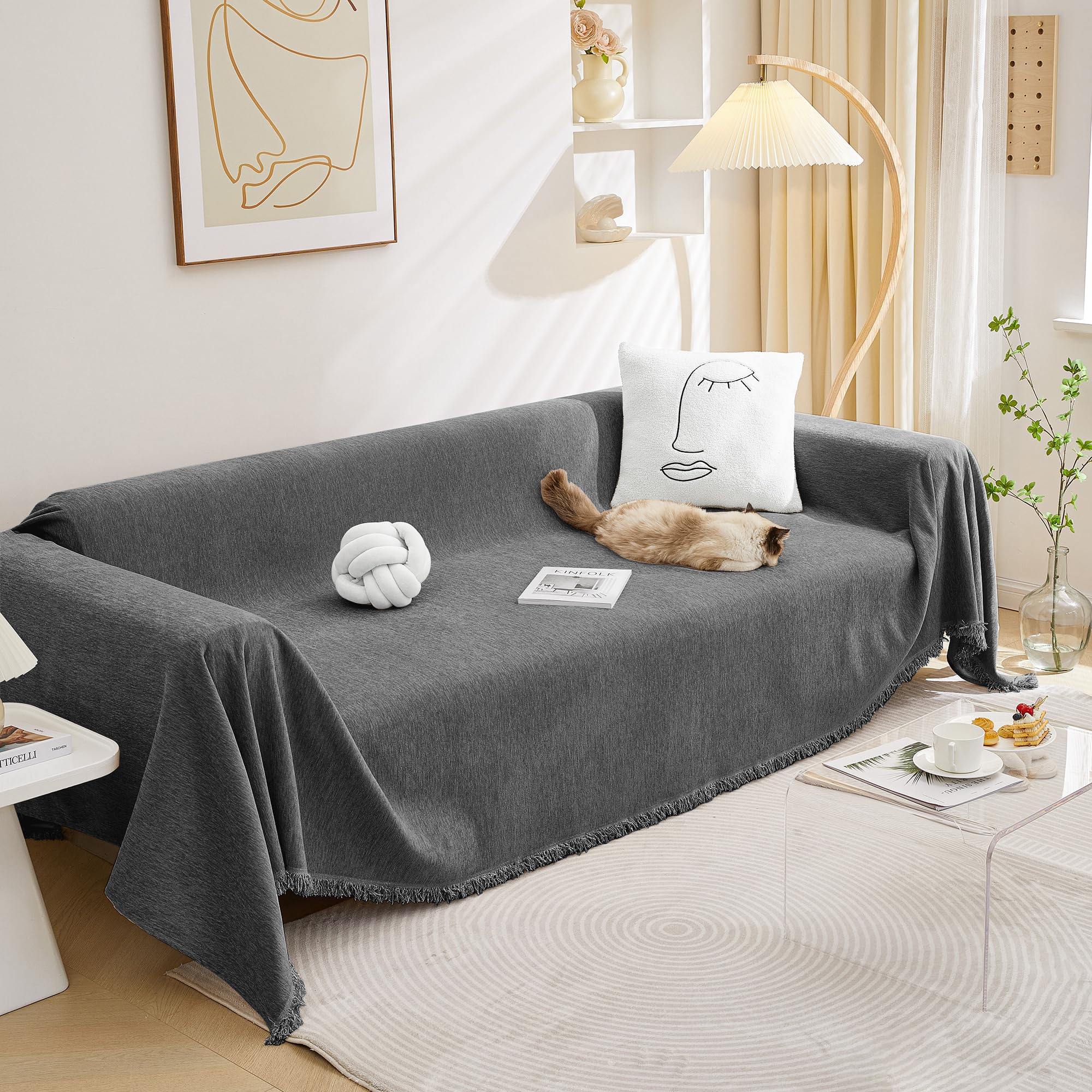 MEETSKY Chenille Sofa Cover