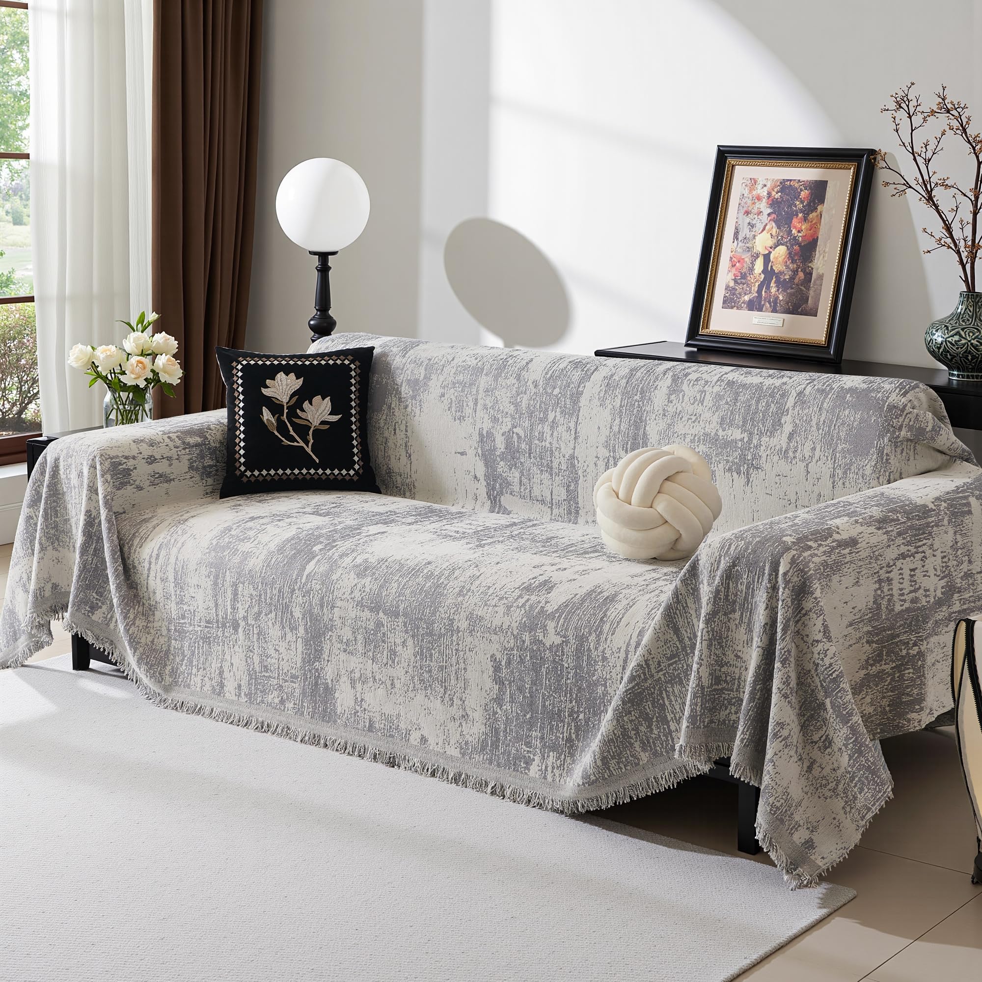 MEETSKY Chenille Sofa Cover