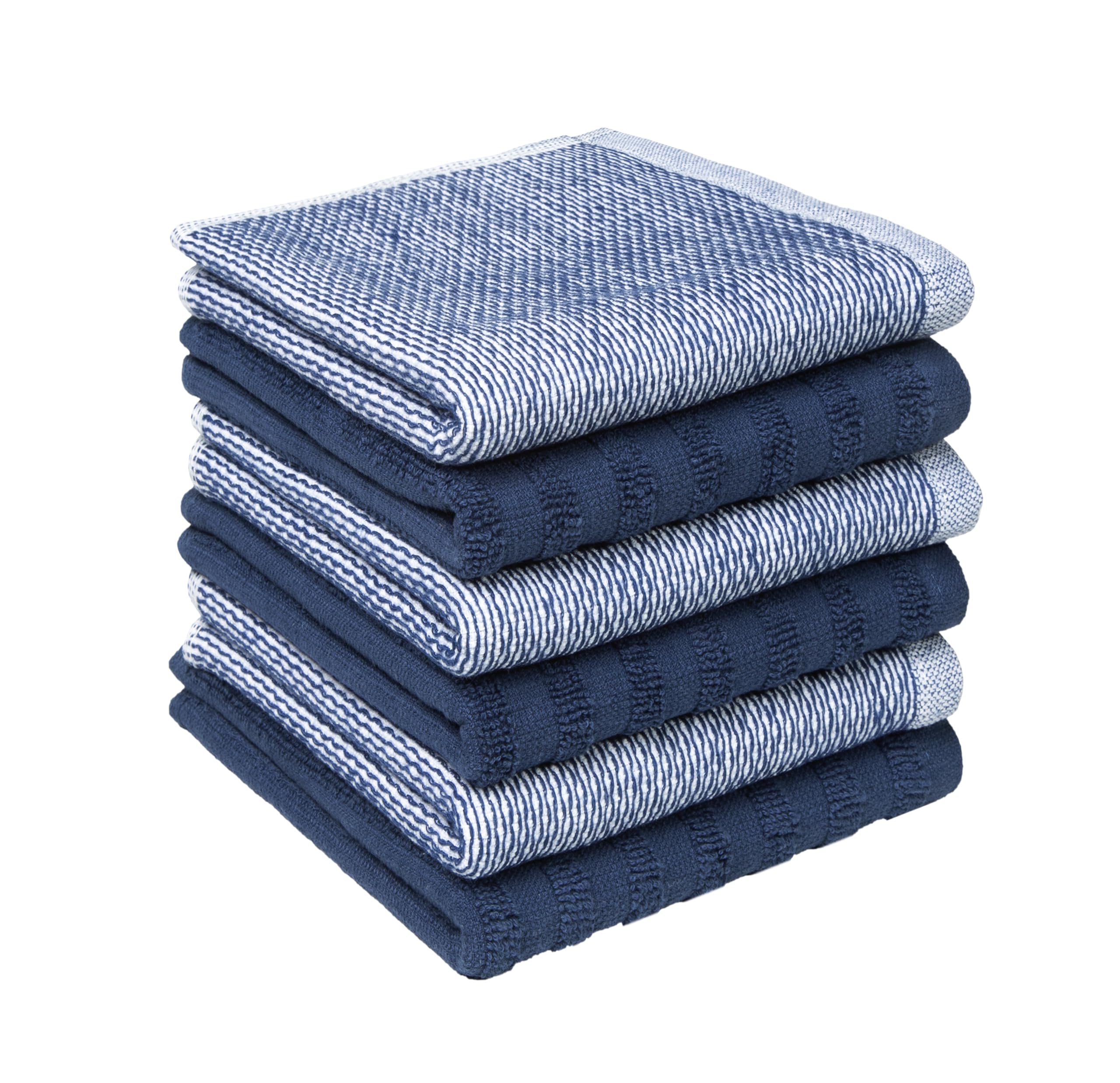 Premium Cotton Kitchen Towels Set of 6