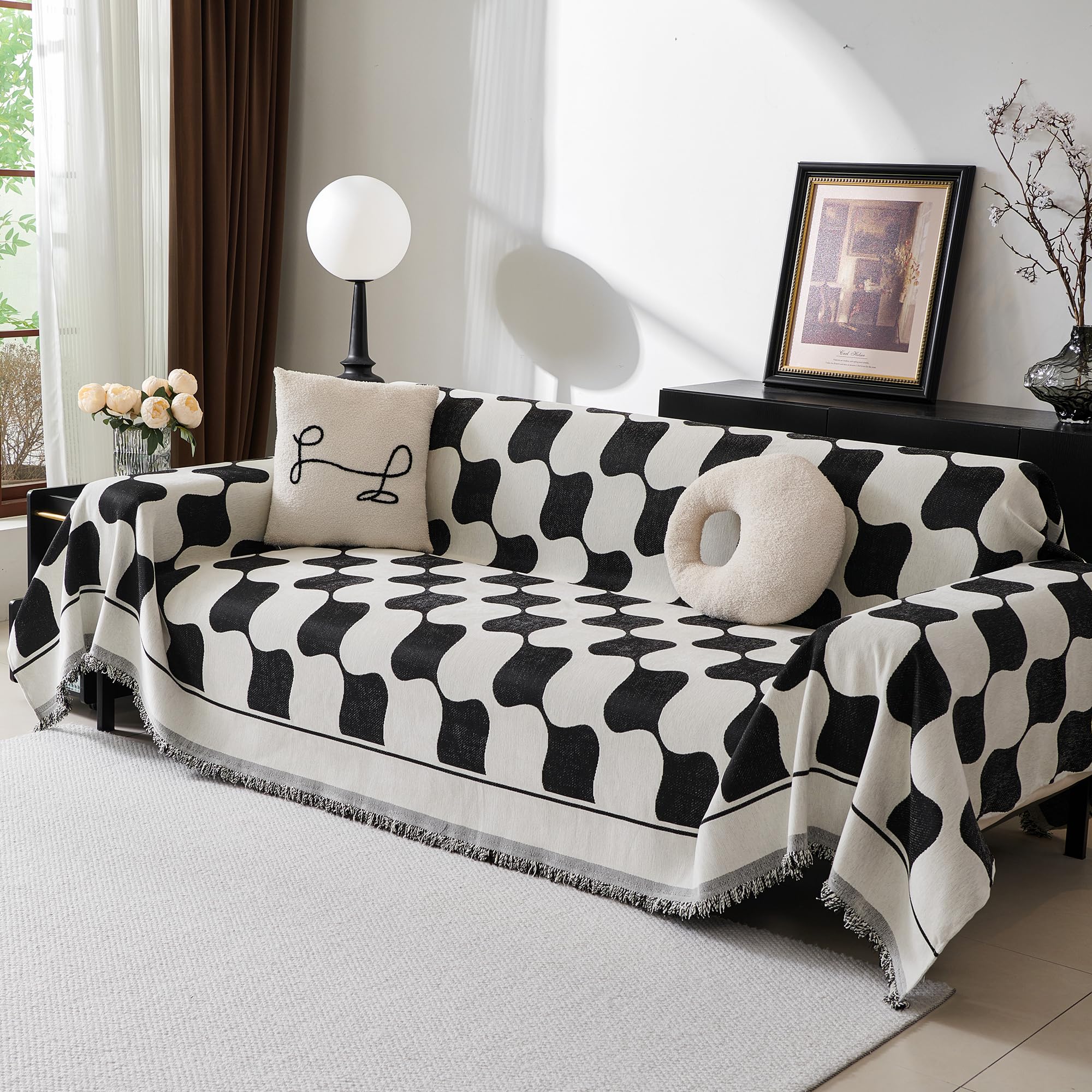 MEETSKY Chenille Sofa Cover