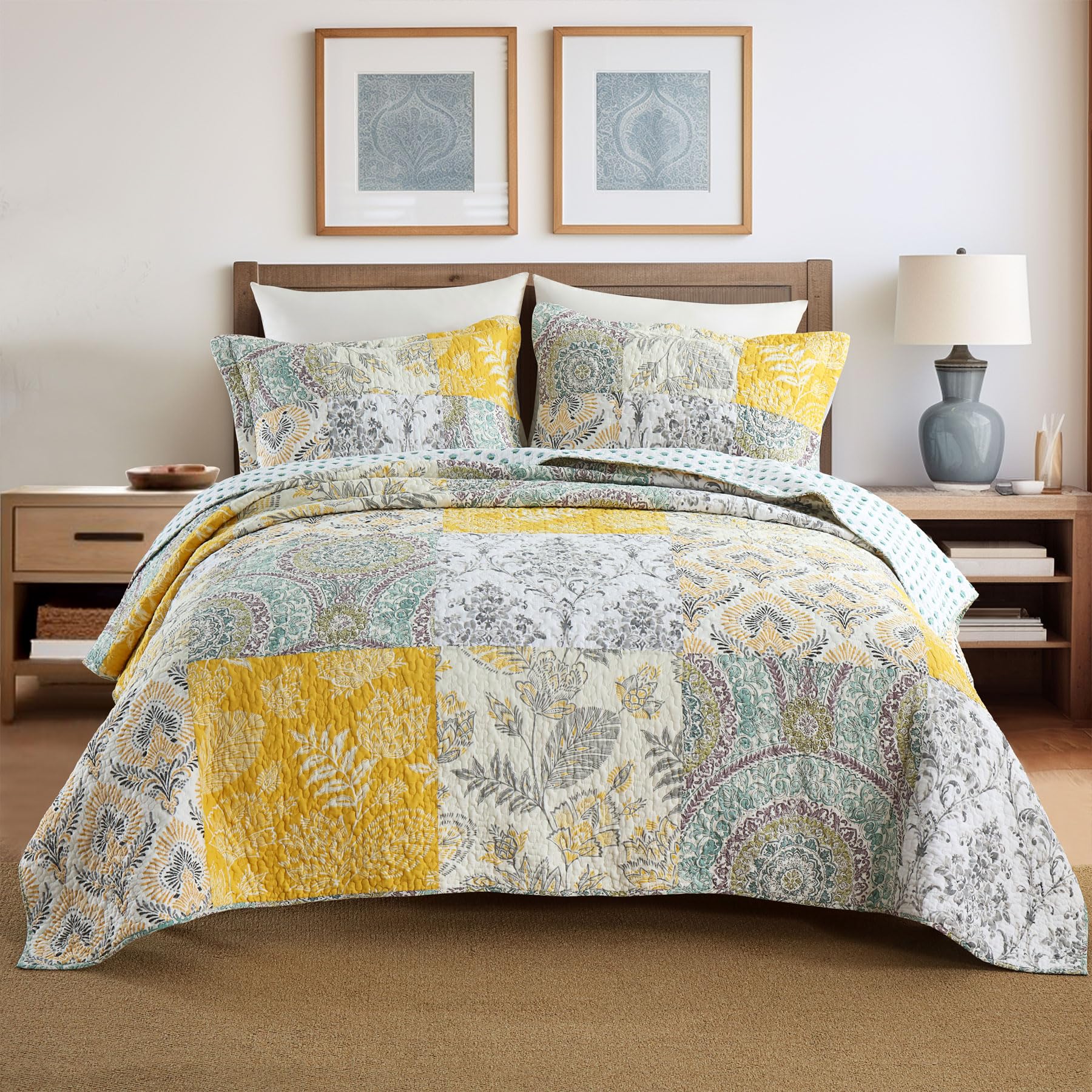 Secgo Cotton Quilt Set Queen