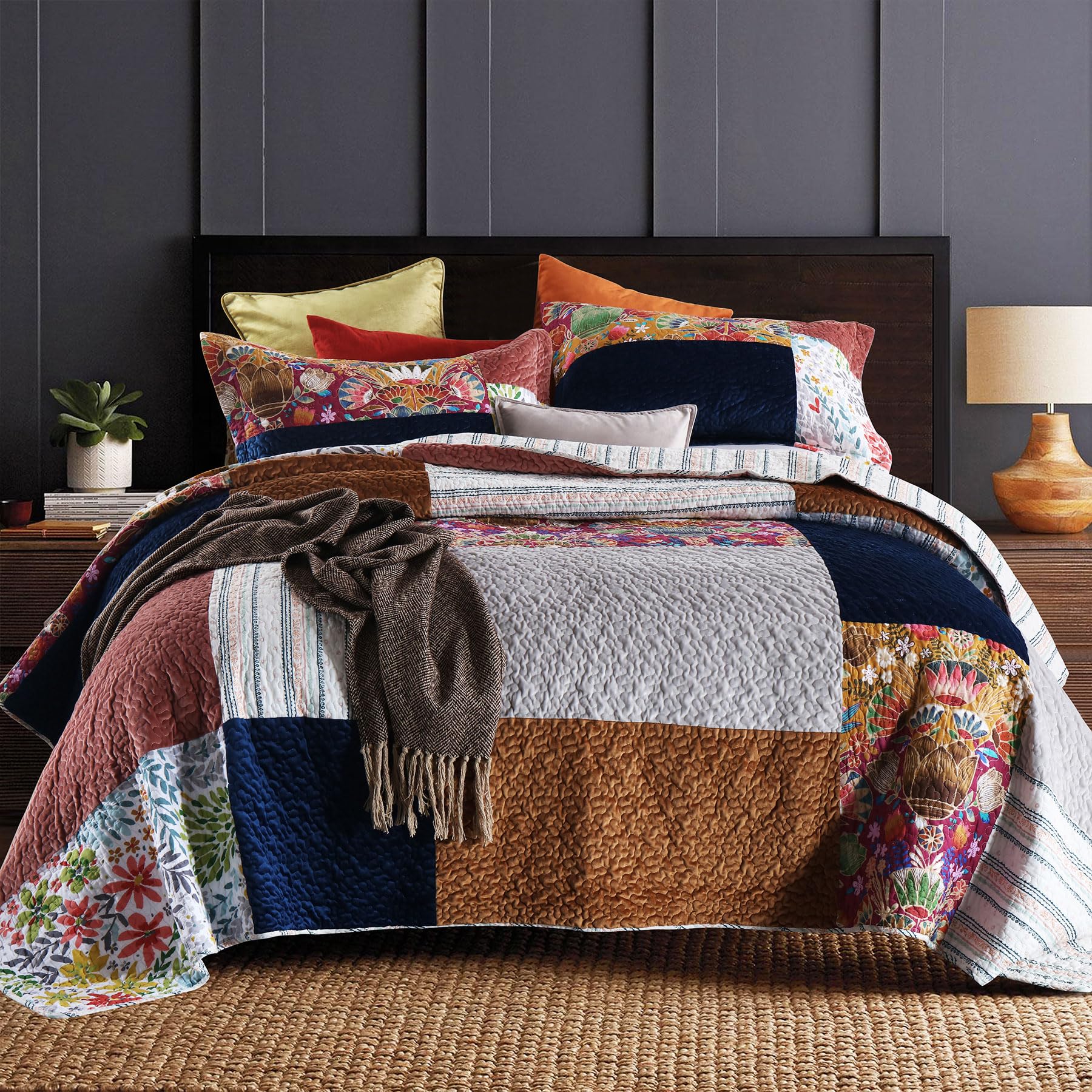 Secgo Cotton Quilt Set Queen