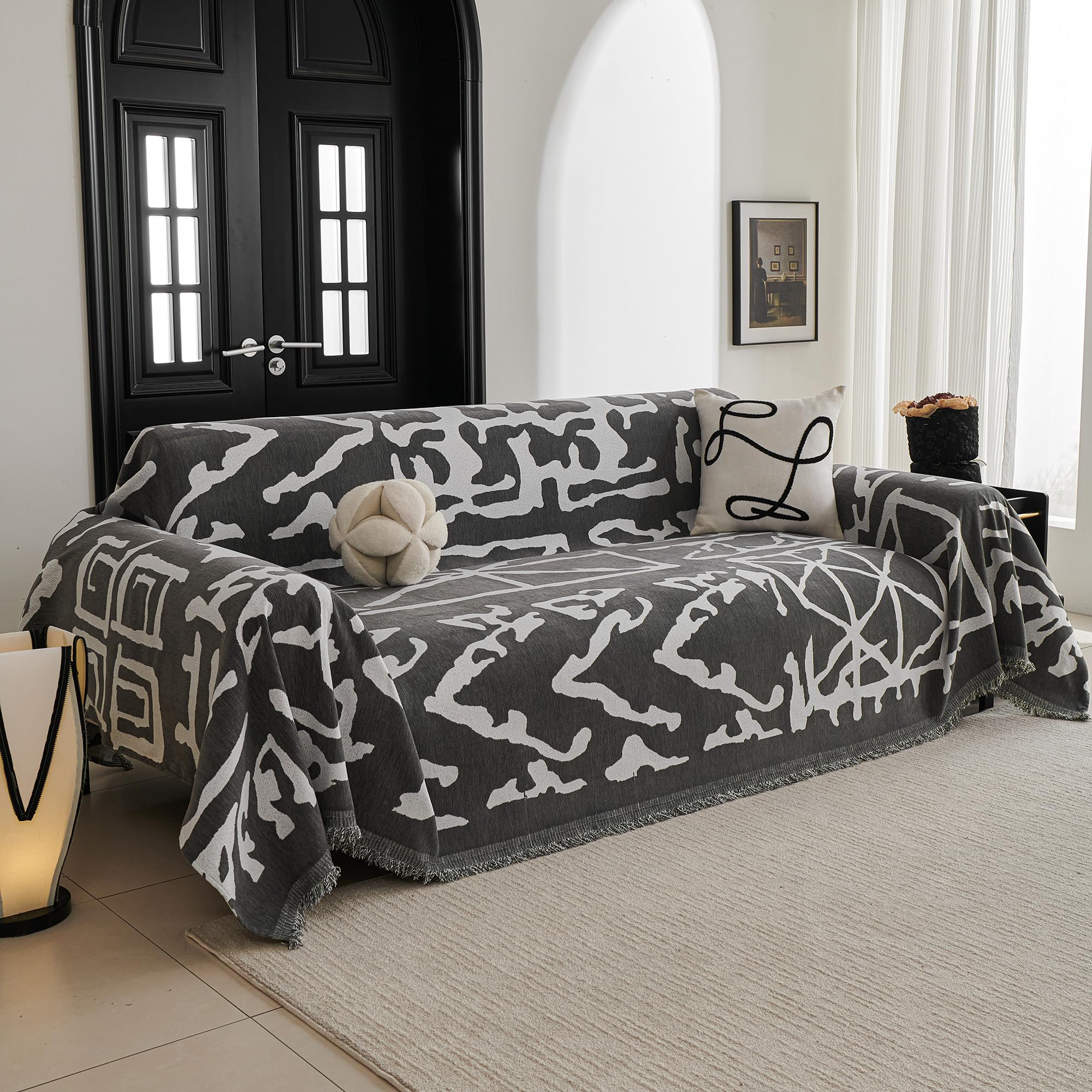 MYSKY HOME Chenille Sofa Cover