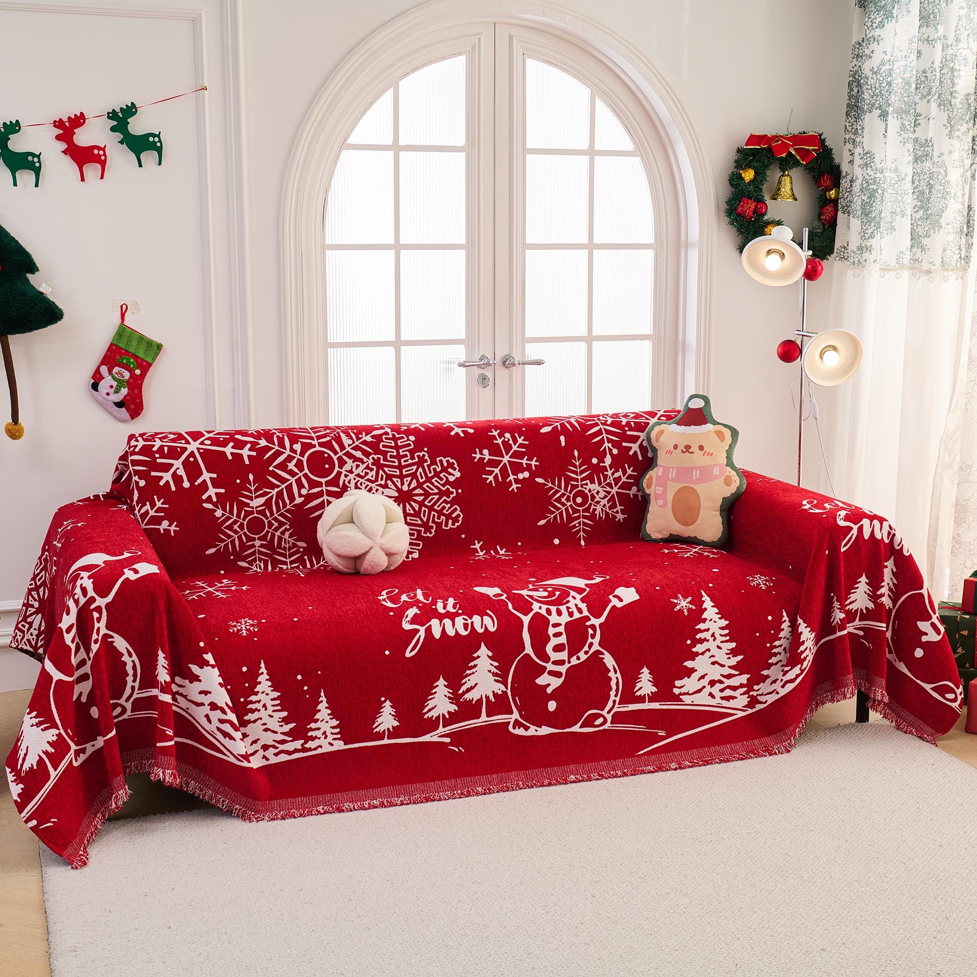 MEETSKY Chenille Sofa Cover