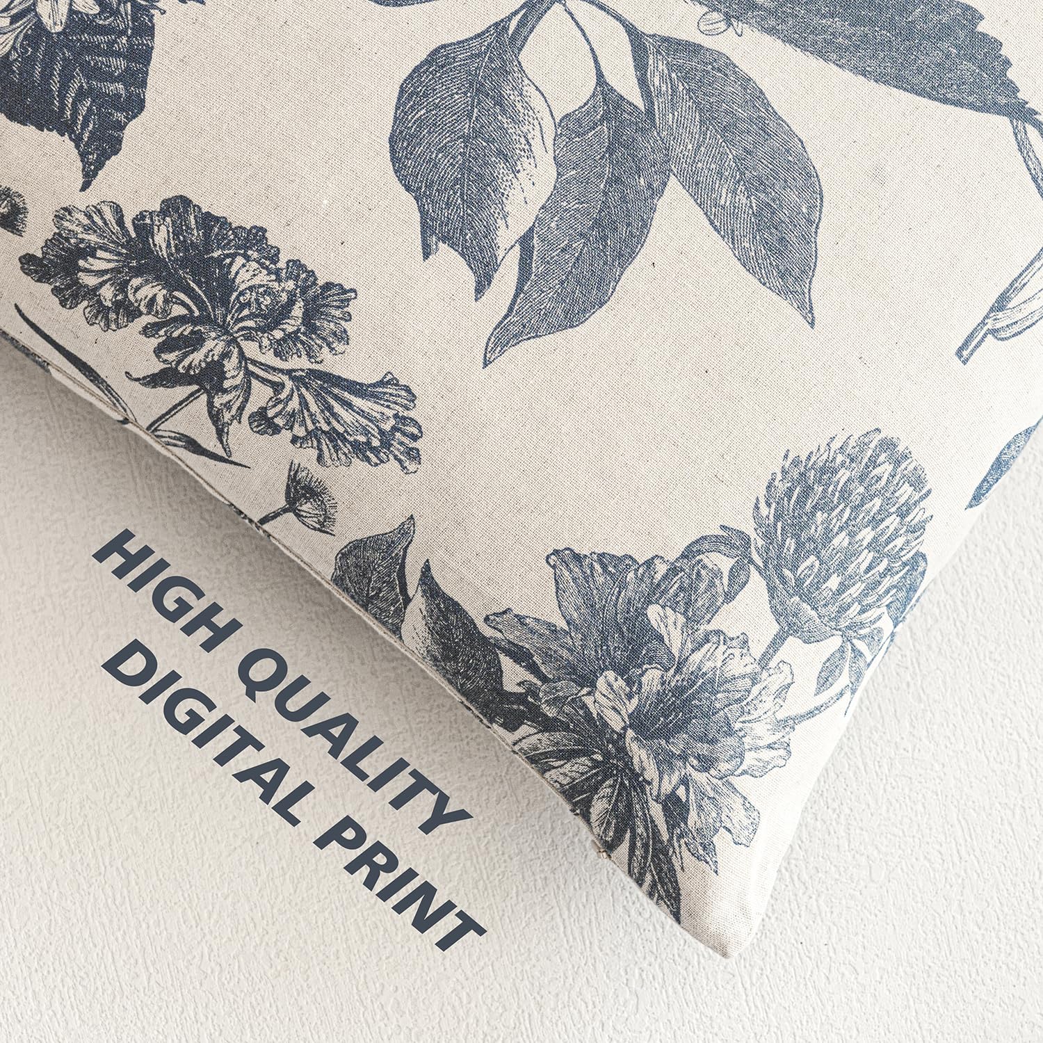 Foindtower Floral Throw Pillow Covers Set of 2