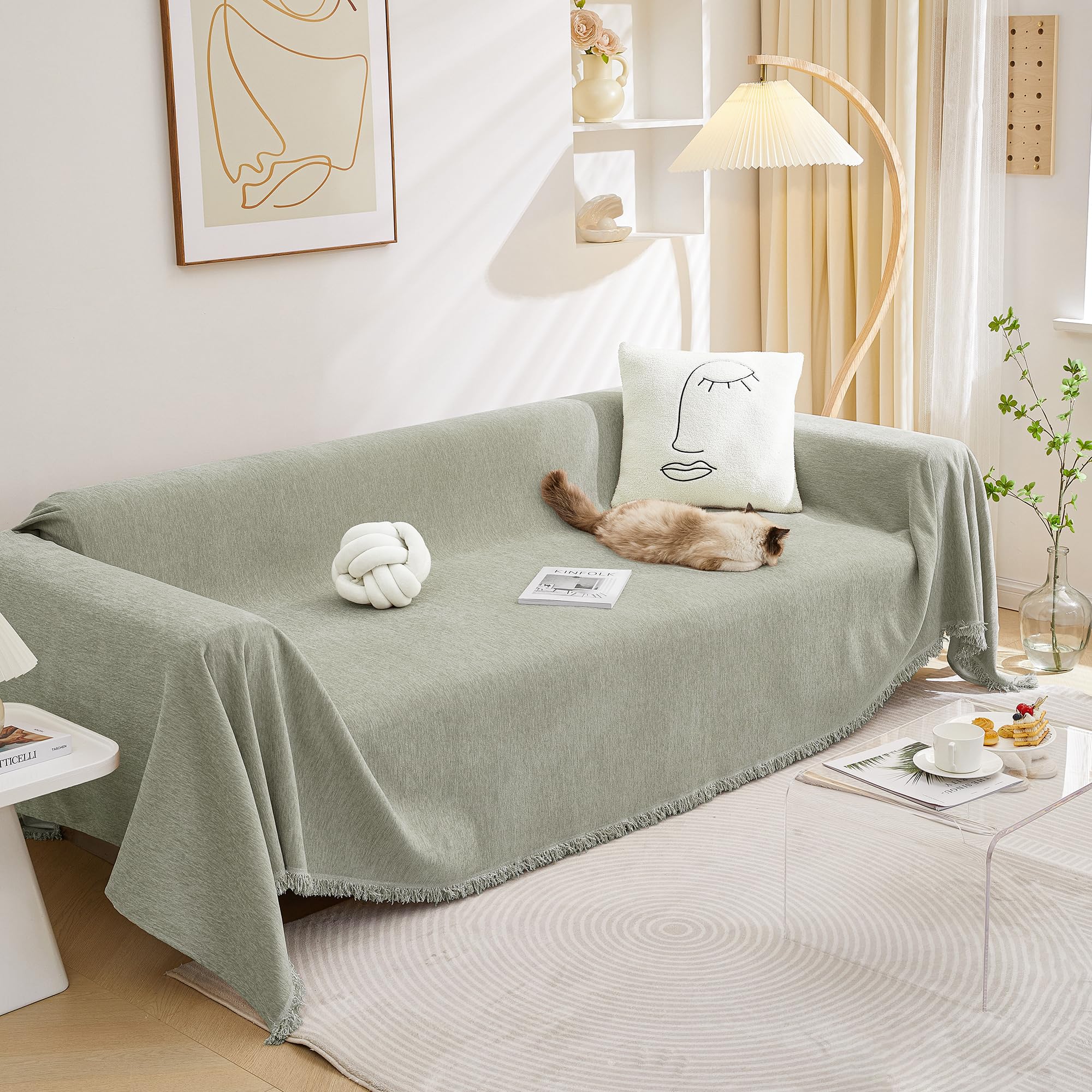 MEETSKY Chenille Sofa Cover