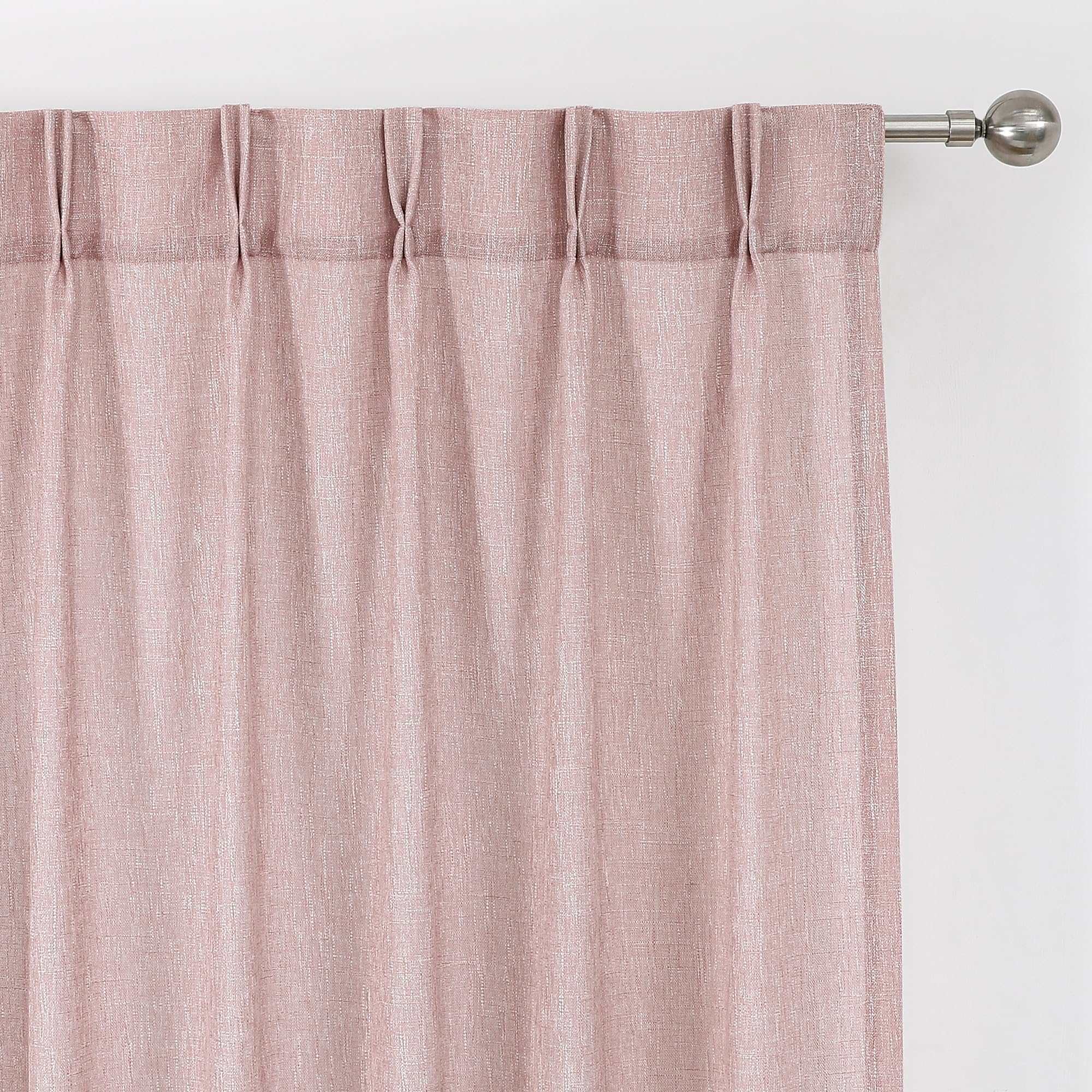 Vision Home Pinch Pleated Sheer Curtains