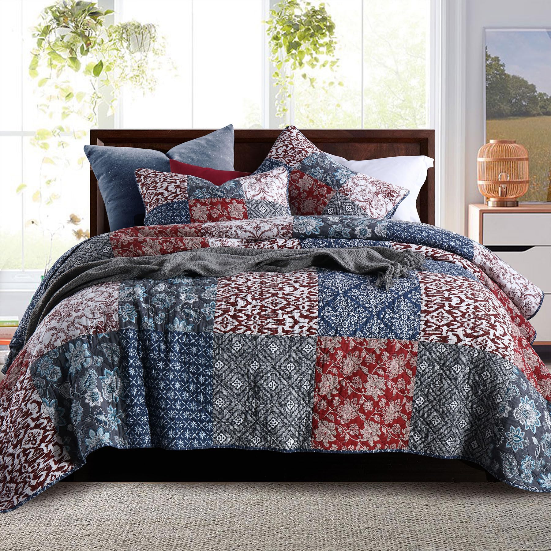 Secgo Cotton Quilt Set Queen