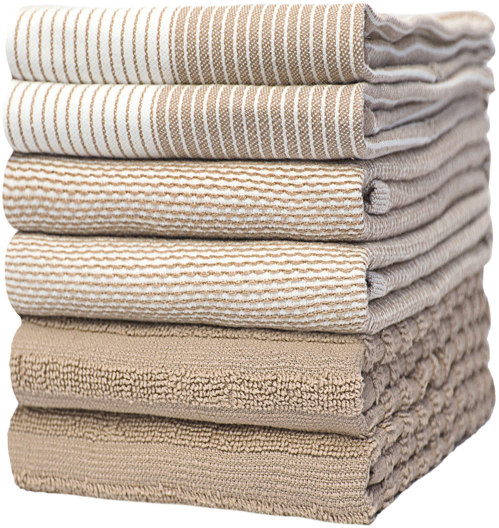 Premium Cotton Kitchen Towels Set of 6