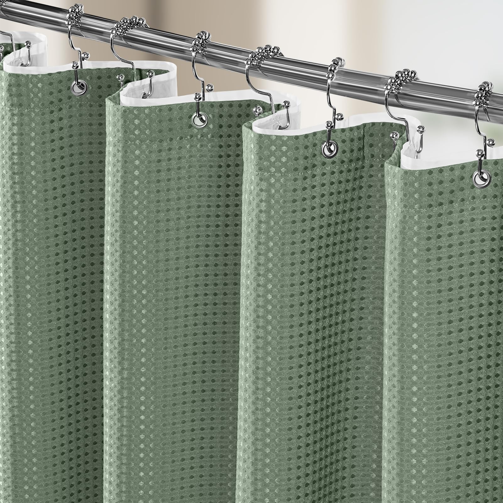 Vipfree 3 in 1 Shower Curtain Set 37