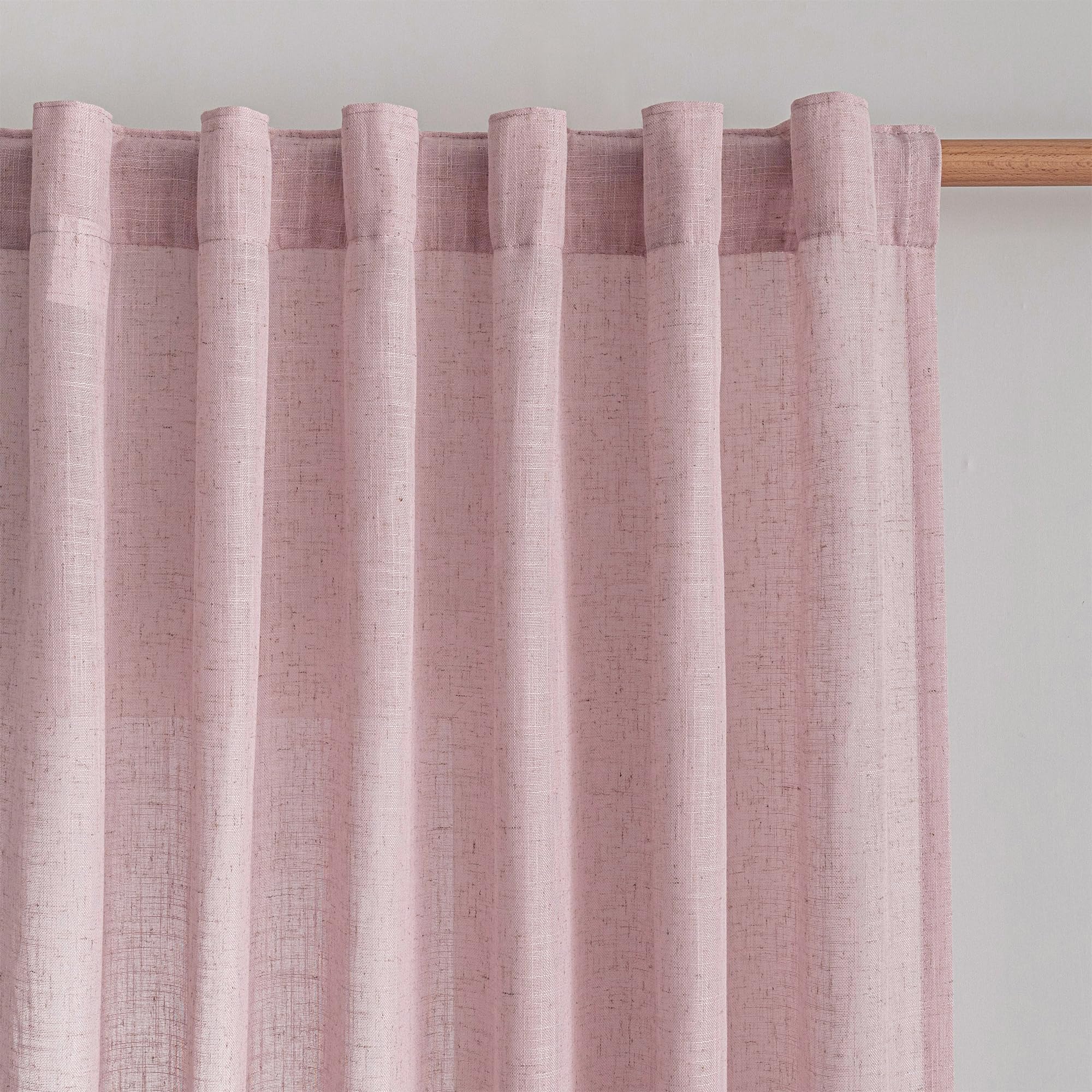 MYSKY HOME Semi Sheer Boho Curtains