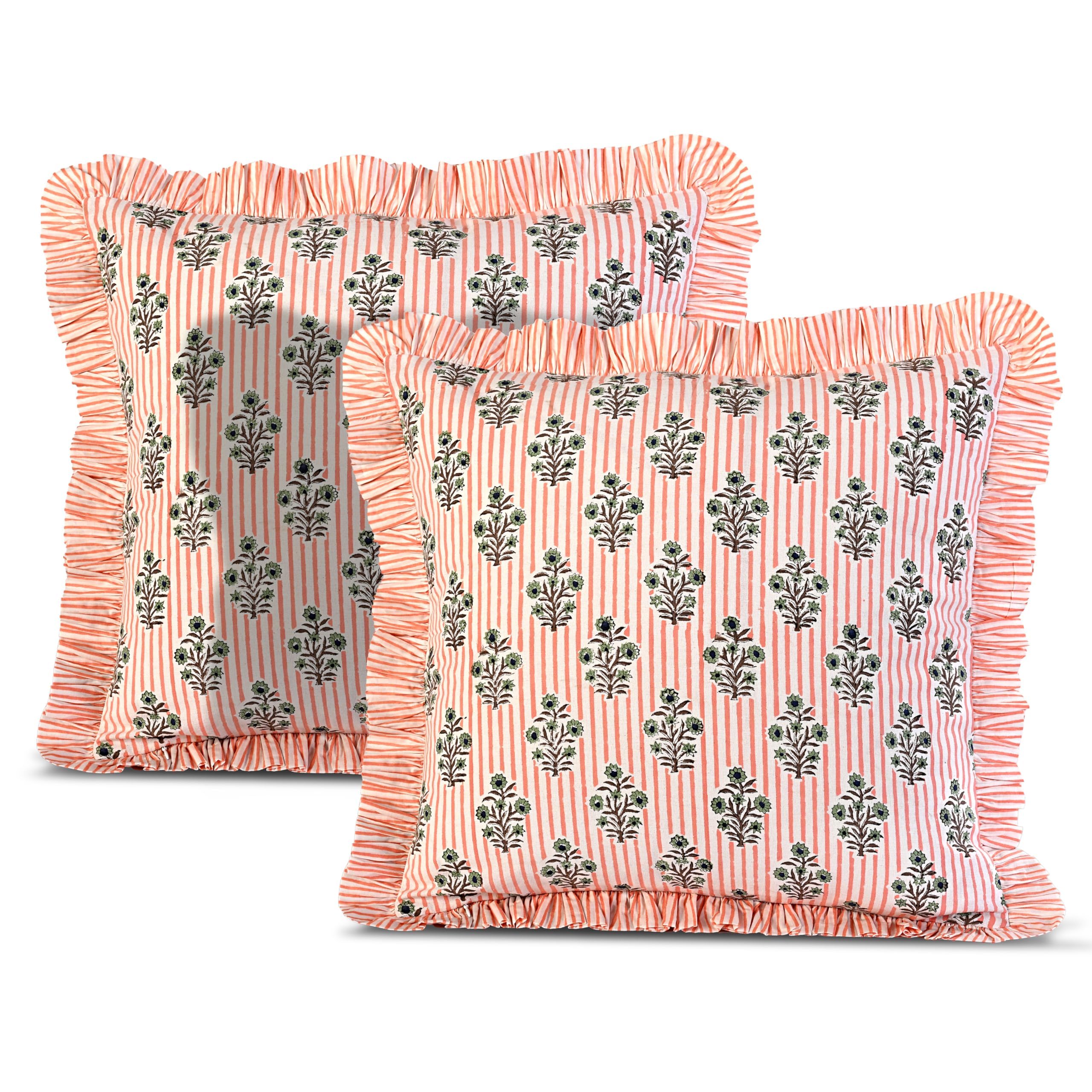 Ridhi Ruffle Pillow Cover