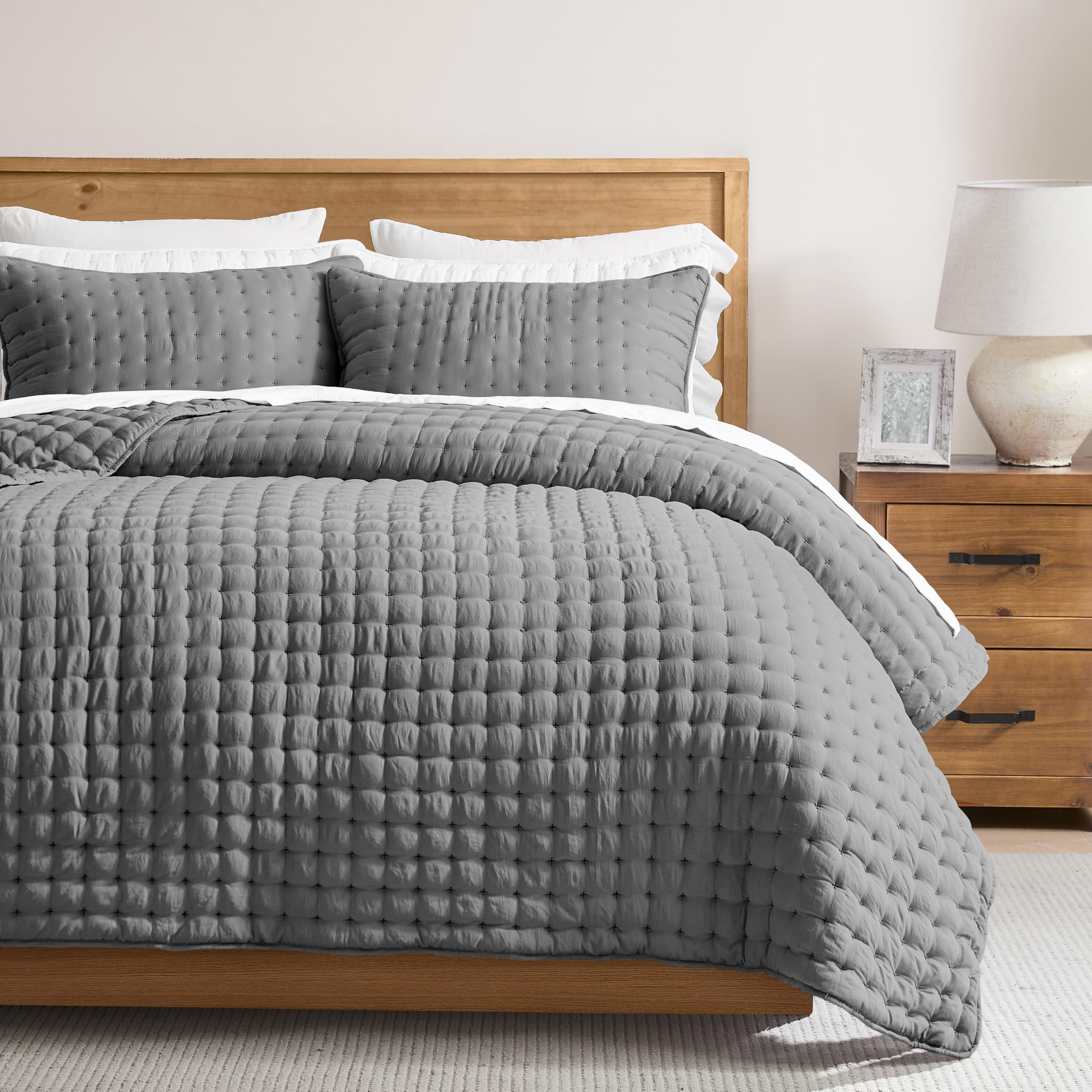 WDCOZY Quilt Set with Pillow Shams