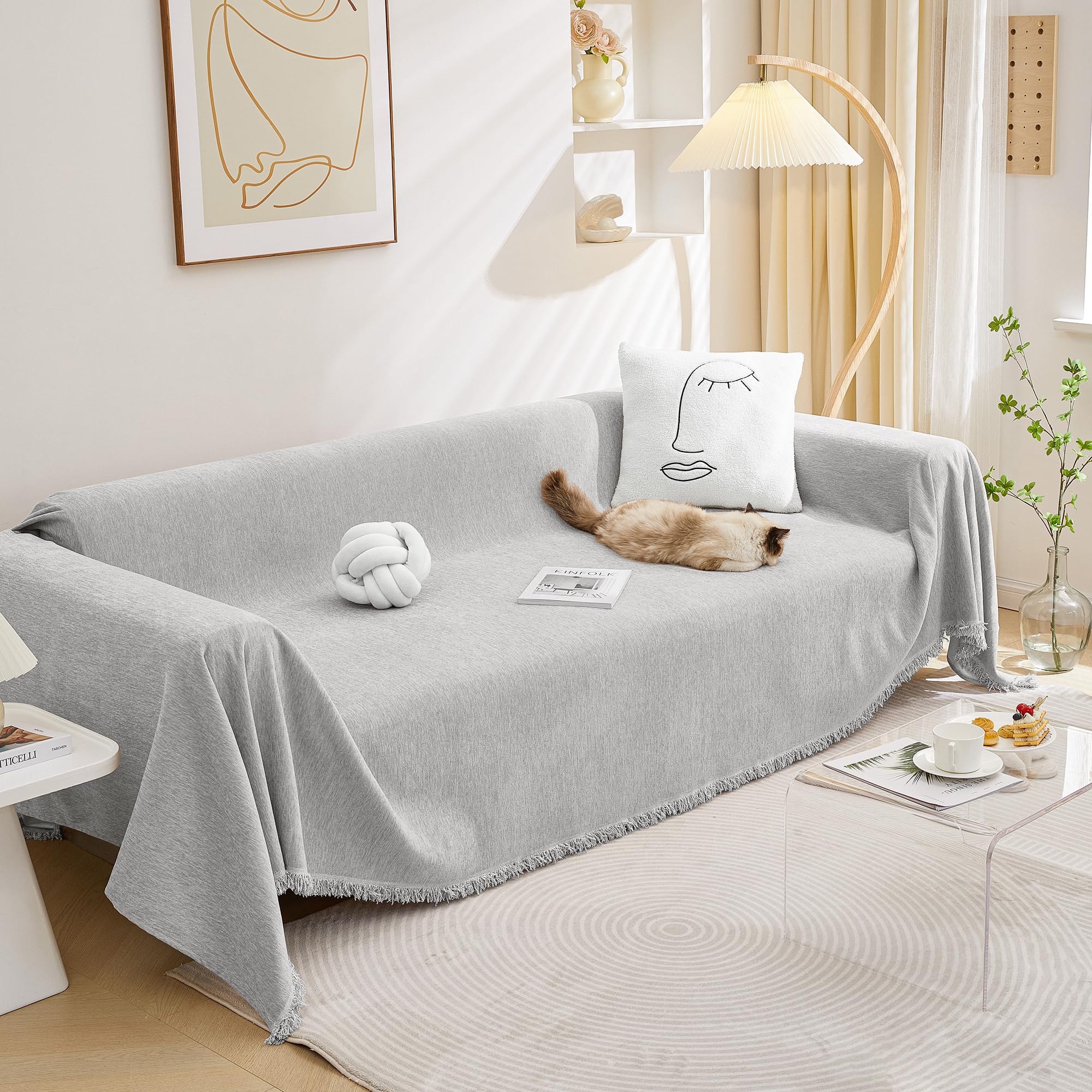 MEETSKY Chenille Sofa Cover