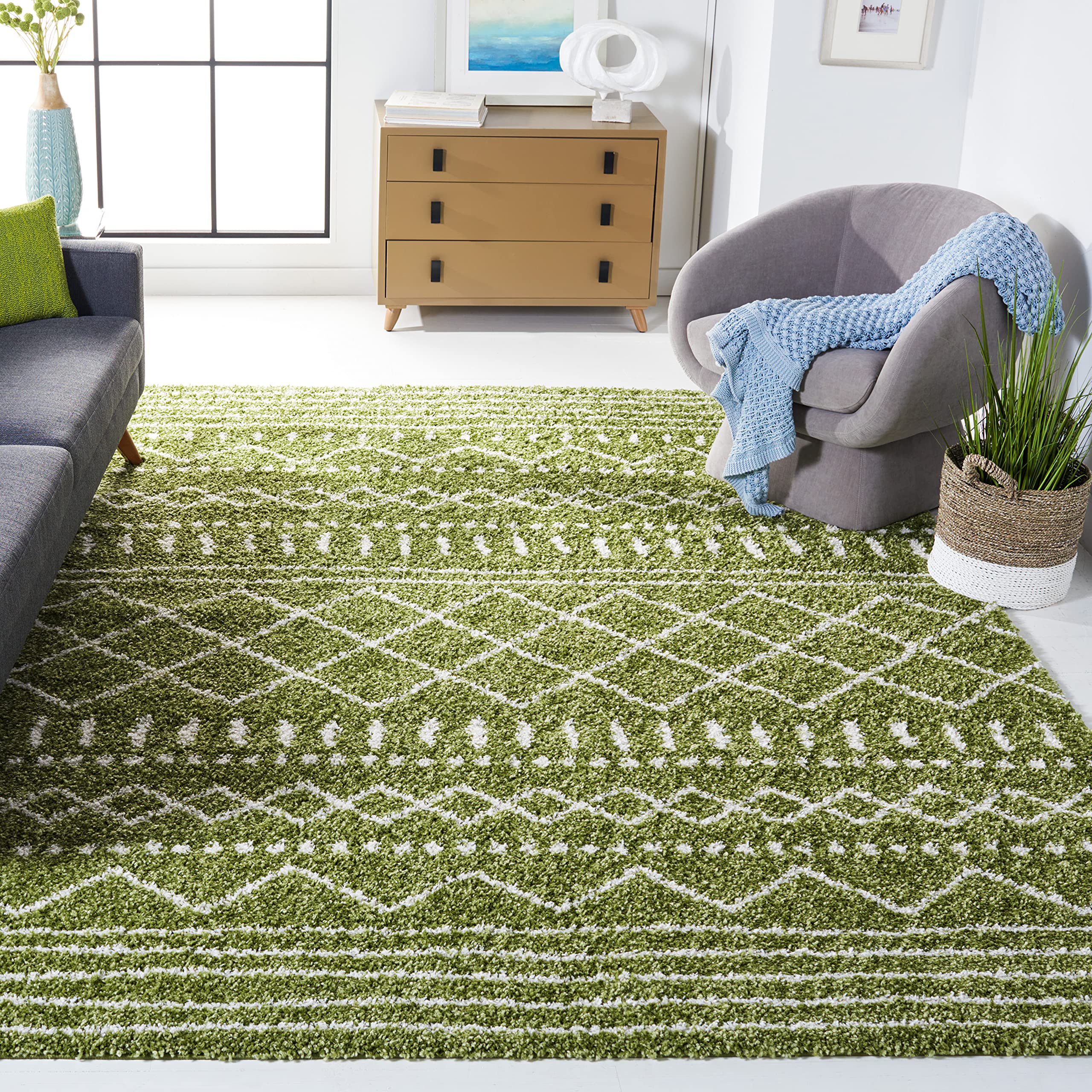SAFAVIEH Arizona Shag Area Rug