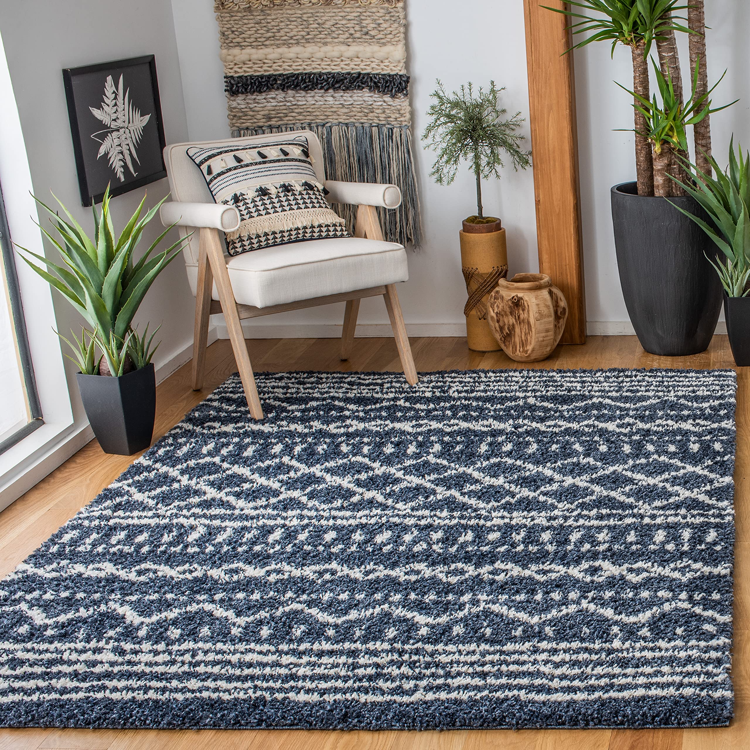 SAFAVIEH Arizona Shag Area Rug