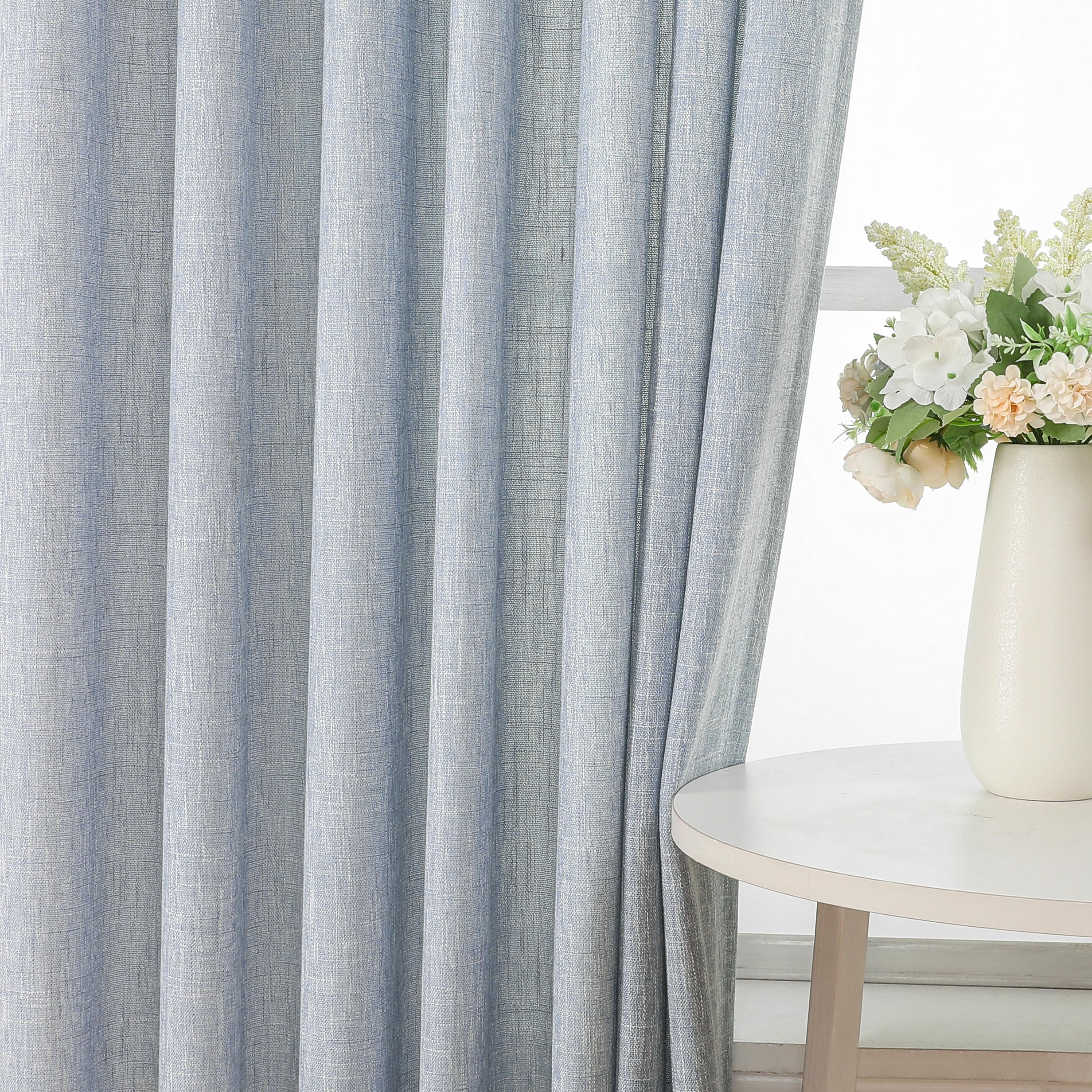 Vision Home Pinch Pleated Sheer Curtains